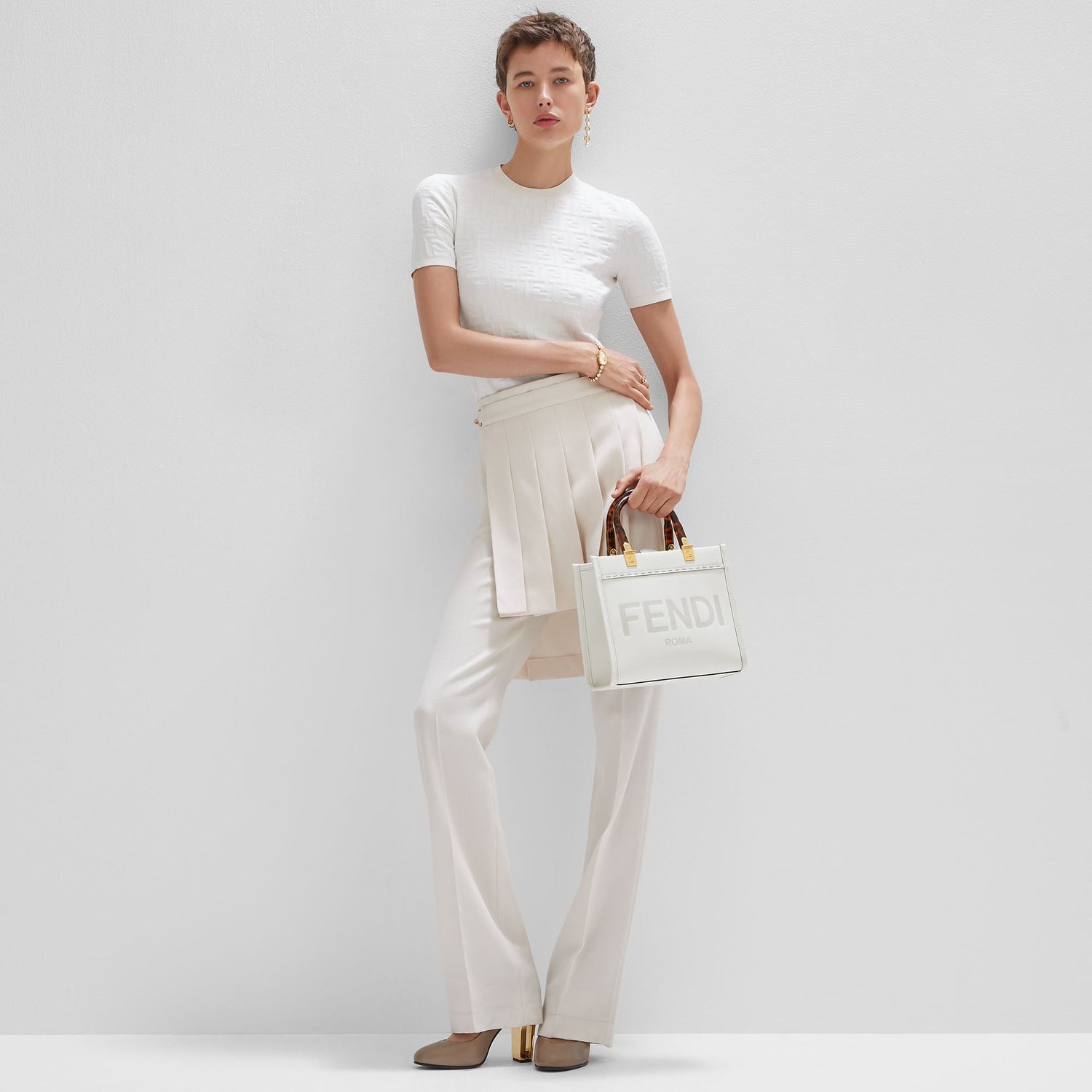 Fendi Sunshine Small - White