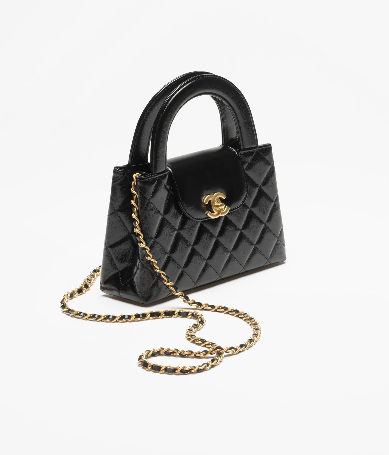 CHANEL SMALL CABAS - BLACK CALFSKIN