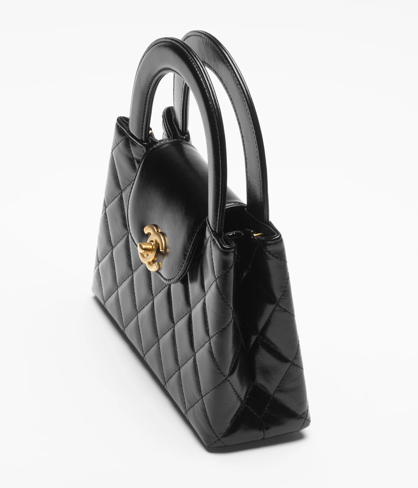 CHANEL SMALL CABAS - BLACK CALFSKIN