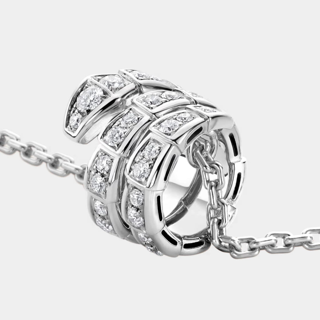 Serpenti Viper Diamond Pendant Necklace