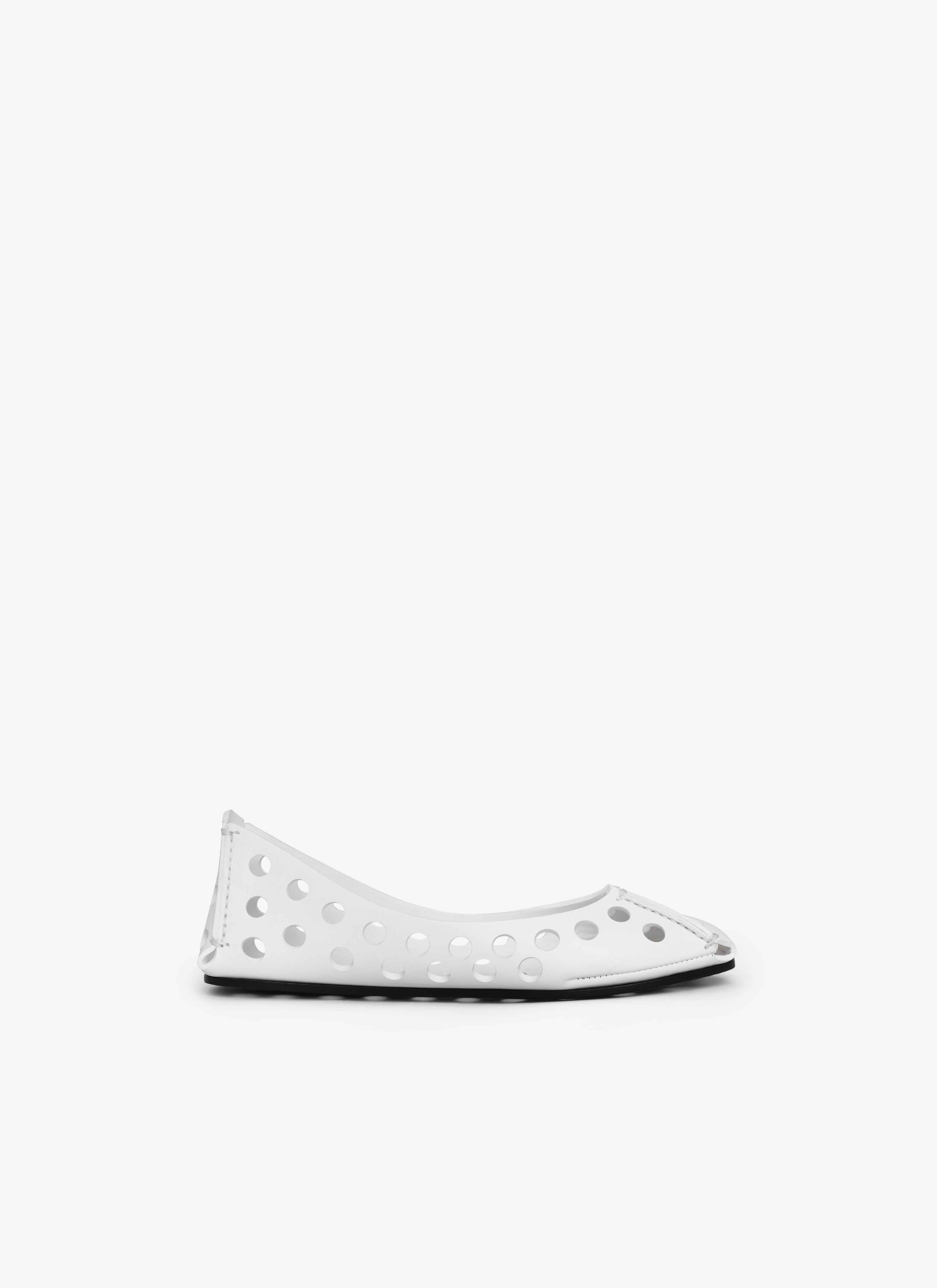 Perfo Ballet Flats In Calfskin