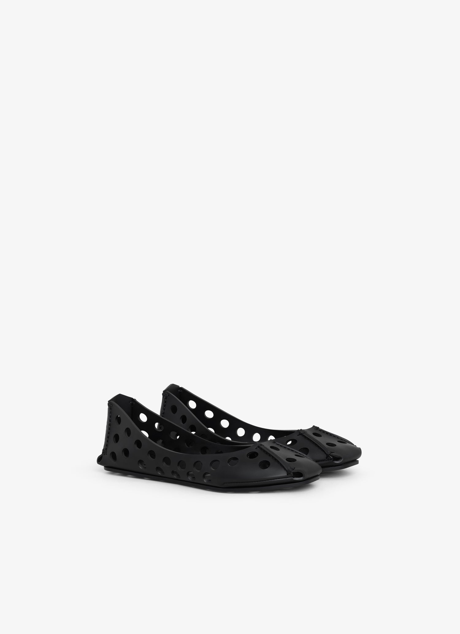 Perfo Ballet Flats In Calfskin