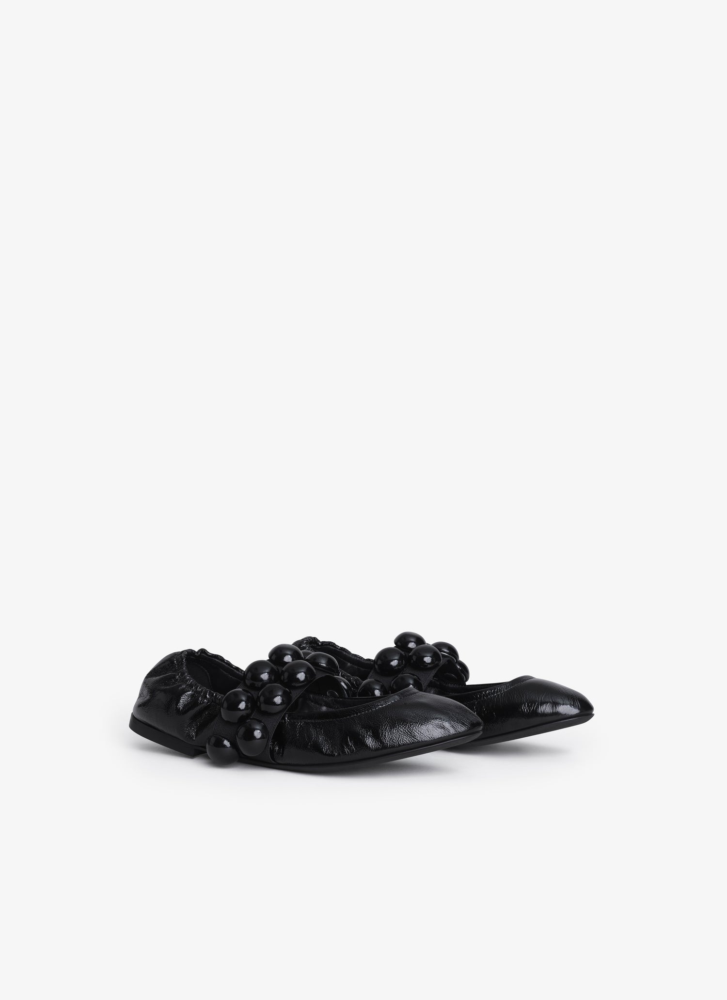 Sphere Ballet Flats In Patent Leather