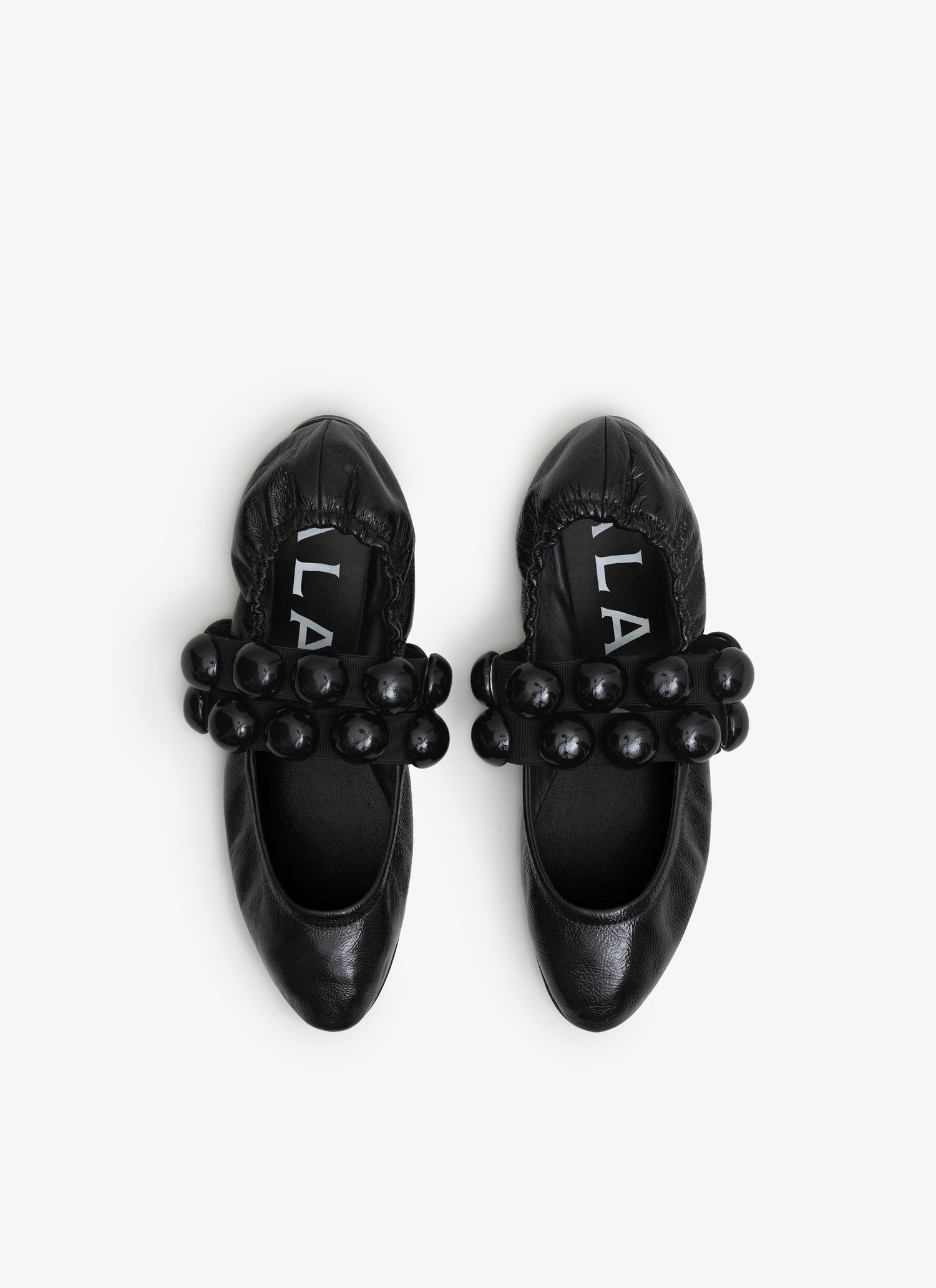 Sphere Ballet Flats In Patent Leather