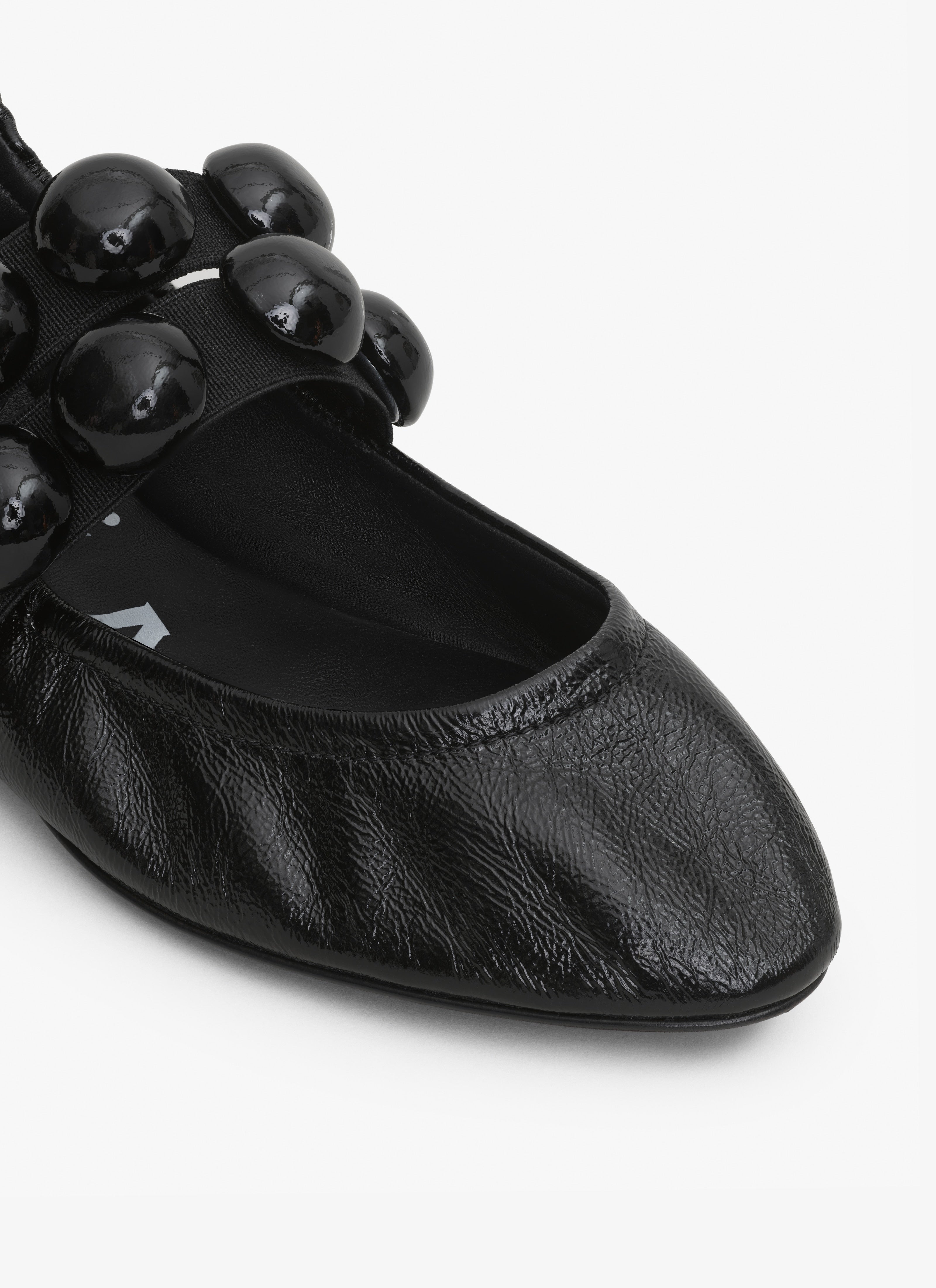 Sphere Ballet Flats In Patent Leather