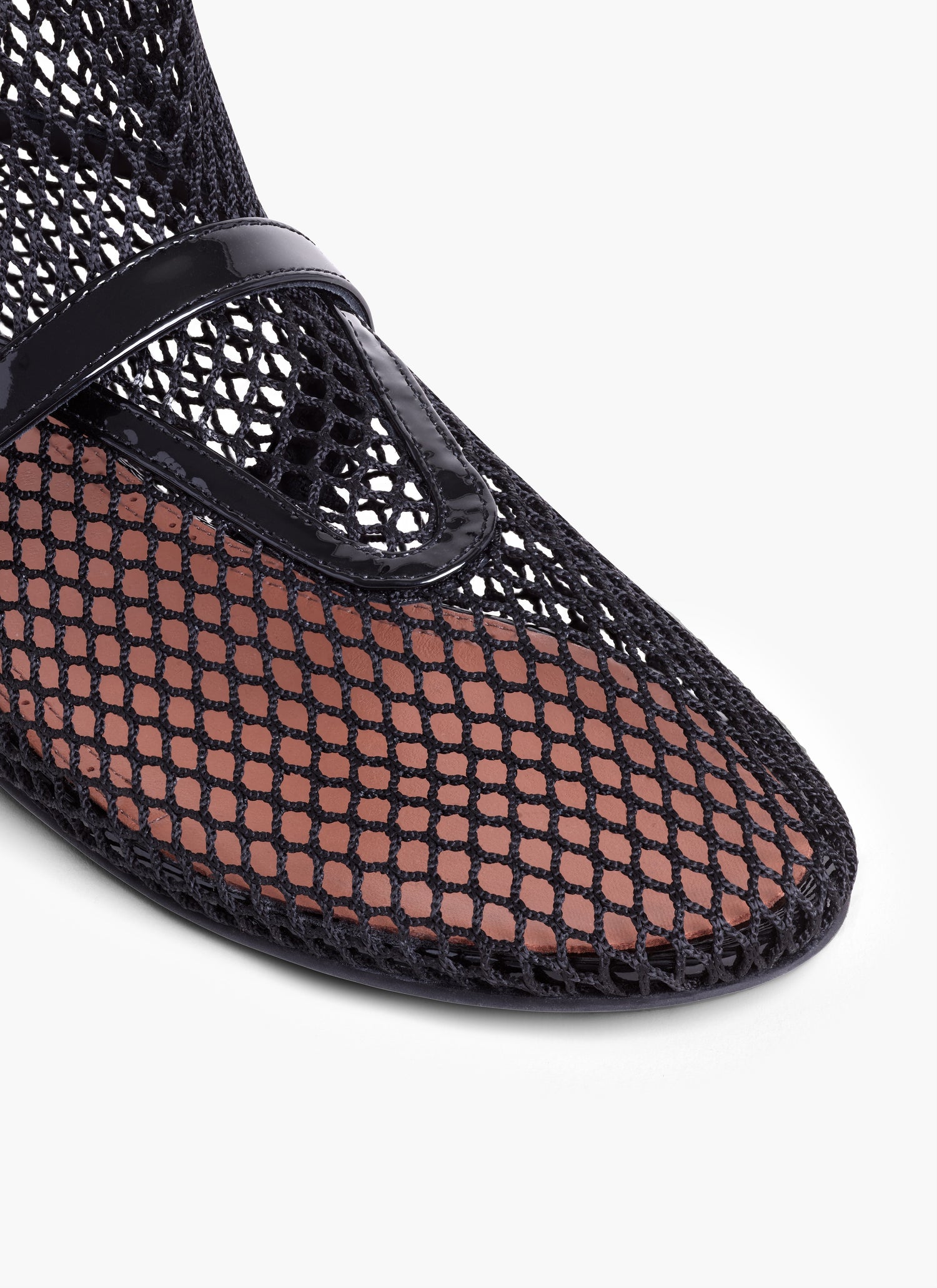 Fishnet High Ballet Flats