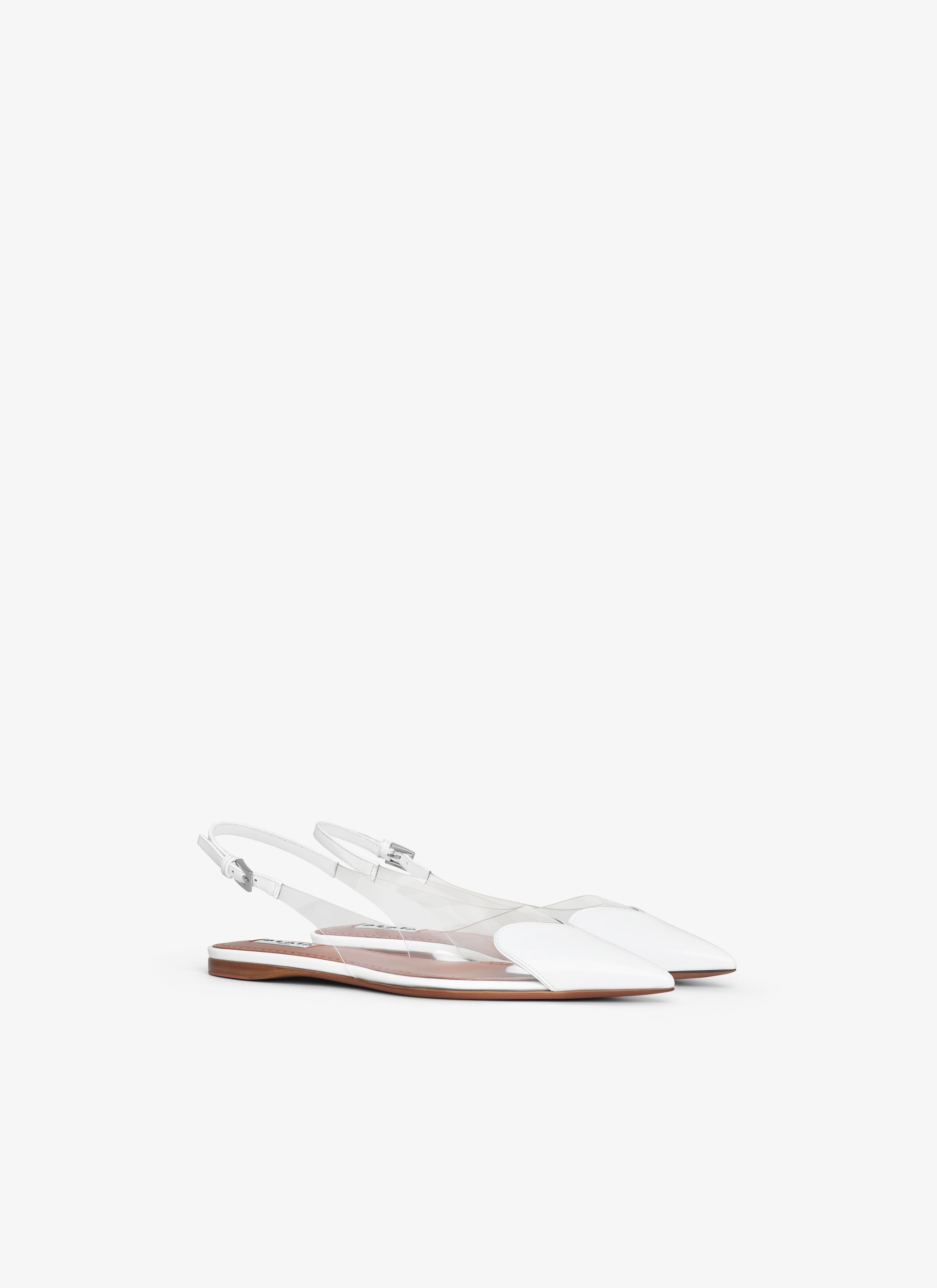 Le Cœur Flat Slingbacks In Patent Calfskin