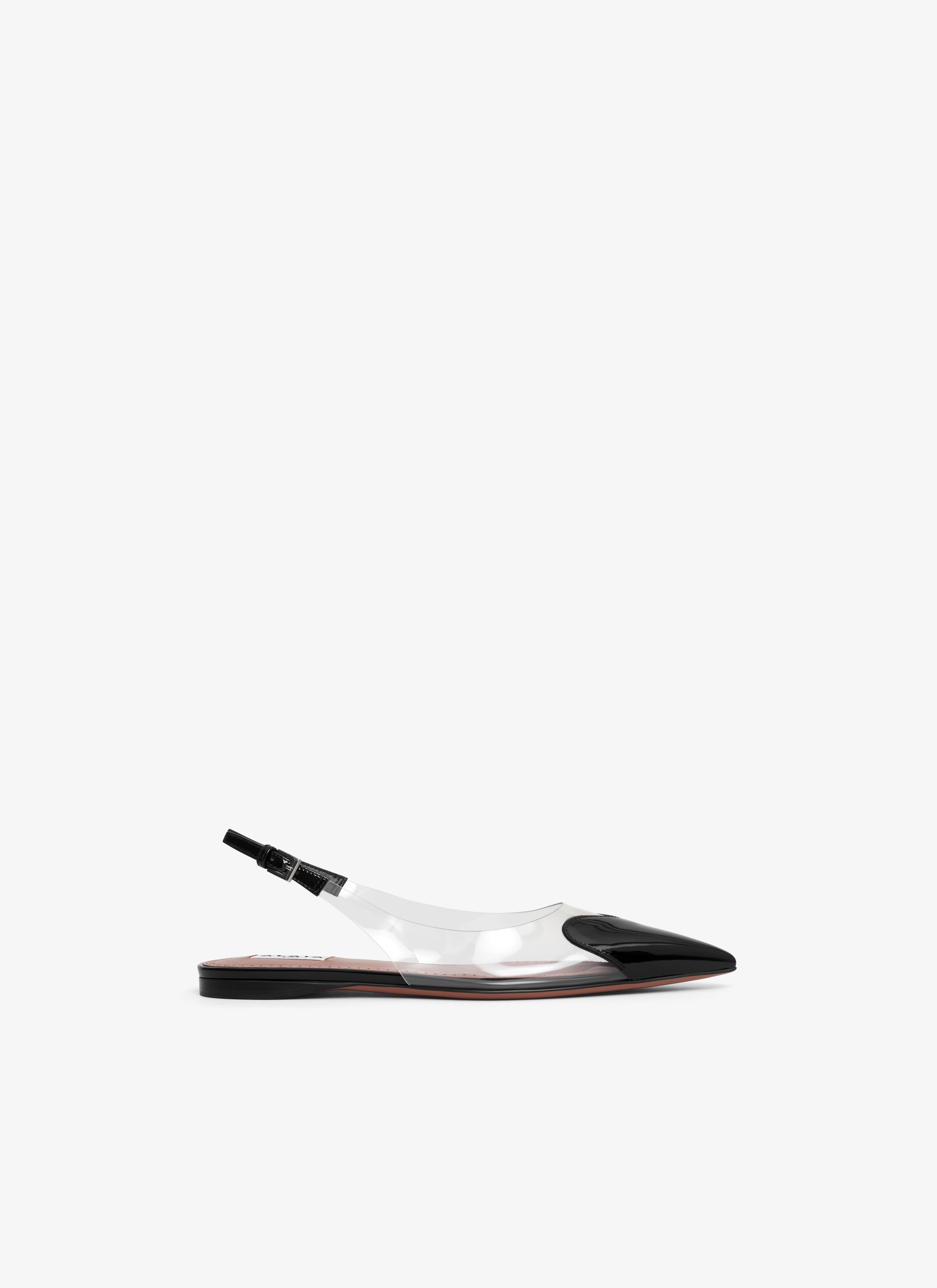 Le Cœur Flat Slingbacks In Patent Calfskin