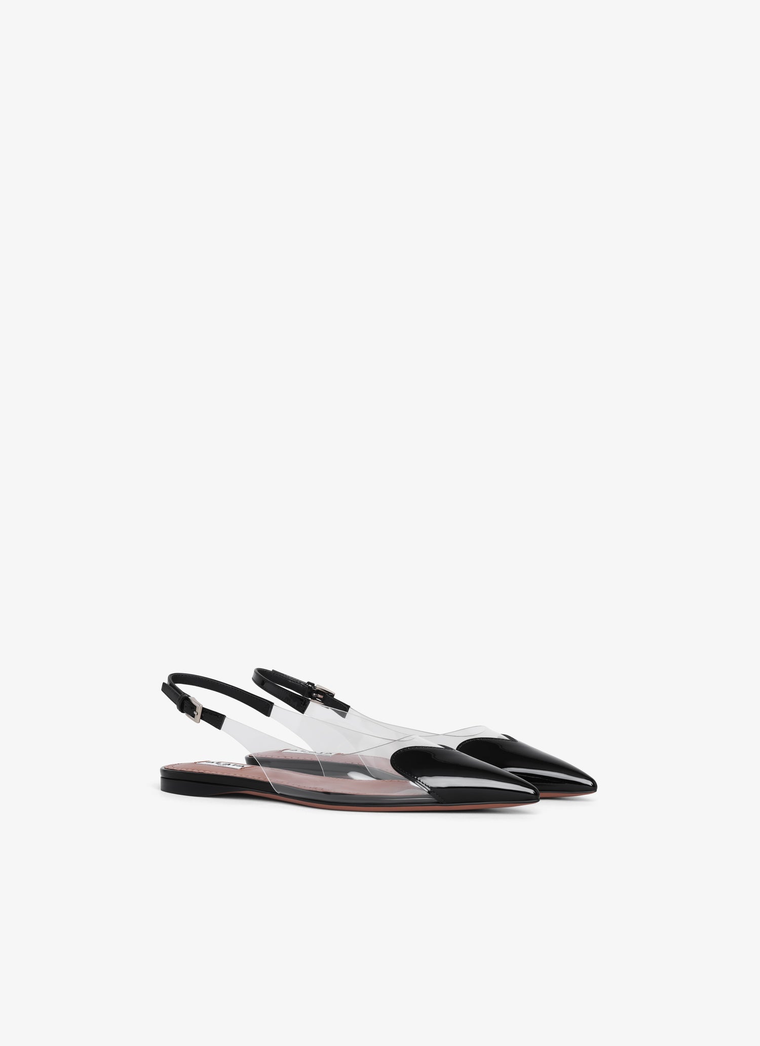 Le Cœur Flat Slingbacks In Patent Calfskin