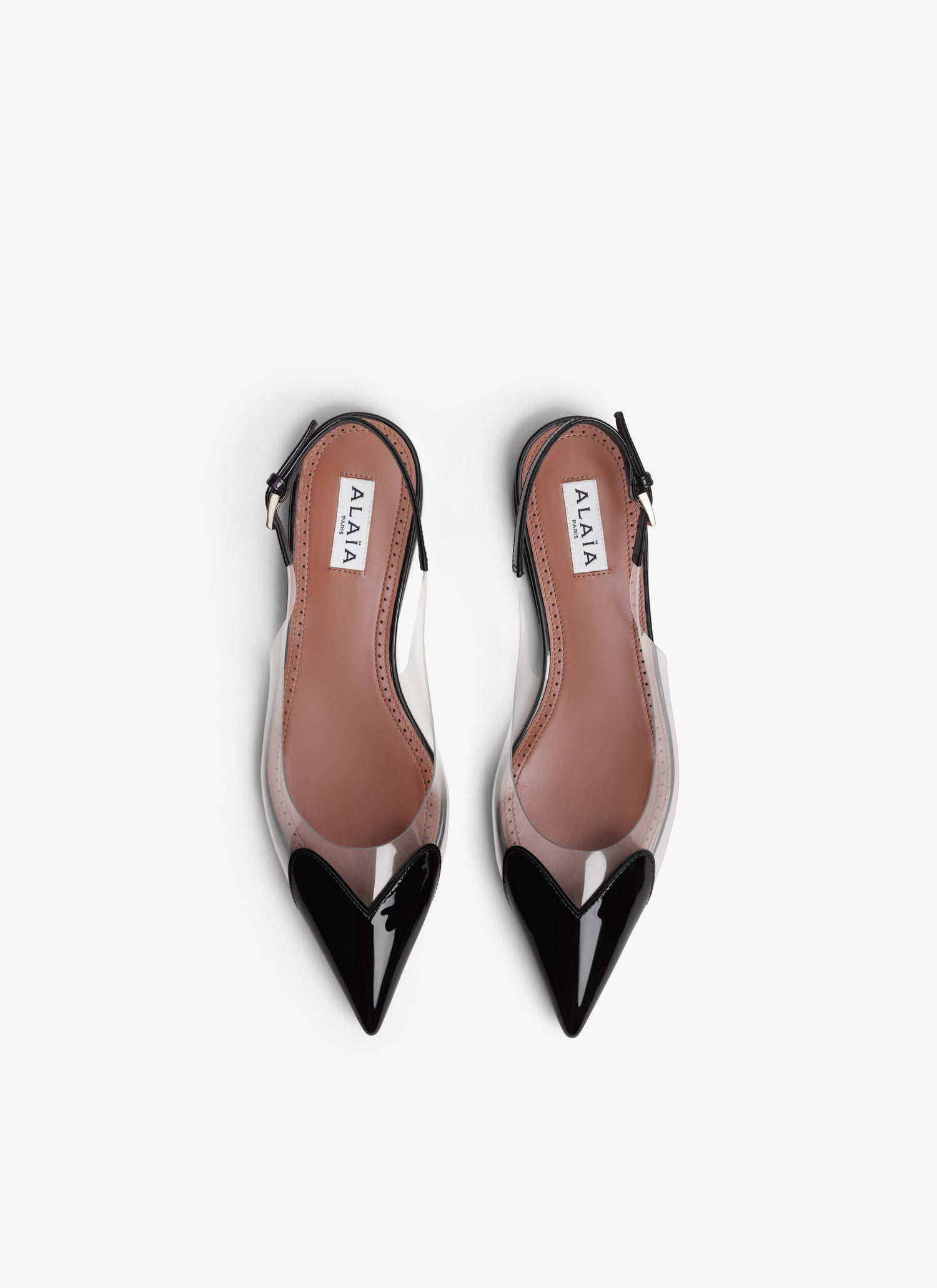 Le Cœur Flat Slingbacks In Patent Calfskin