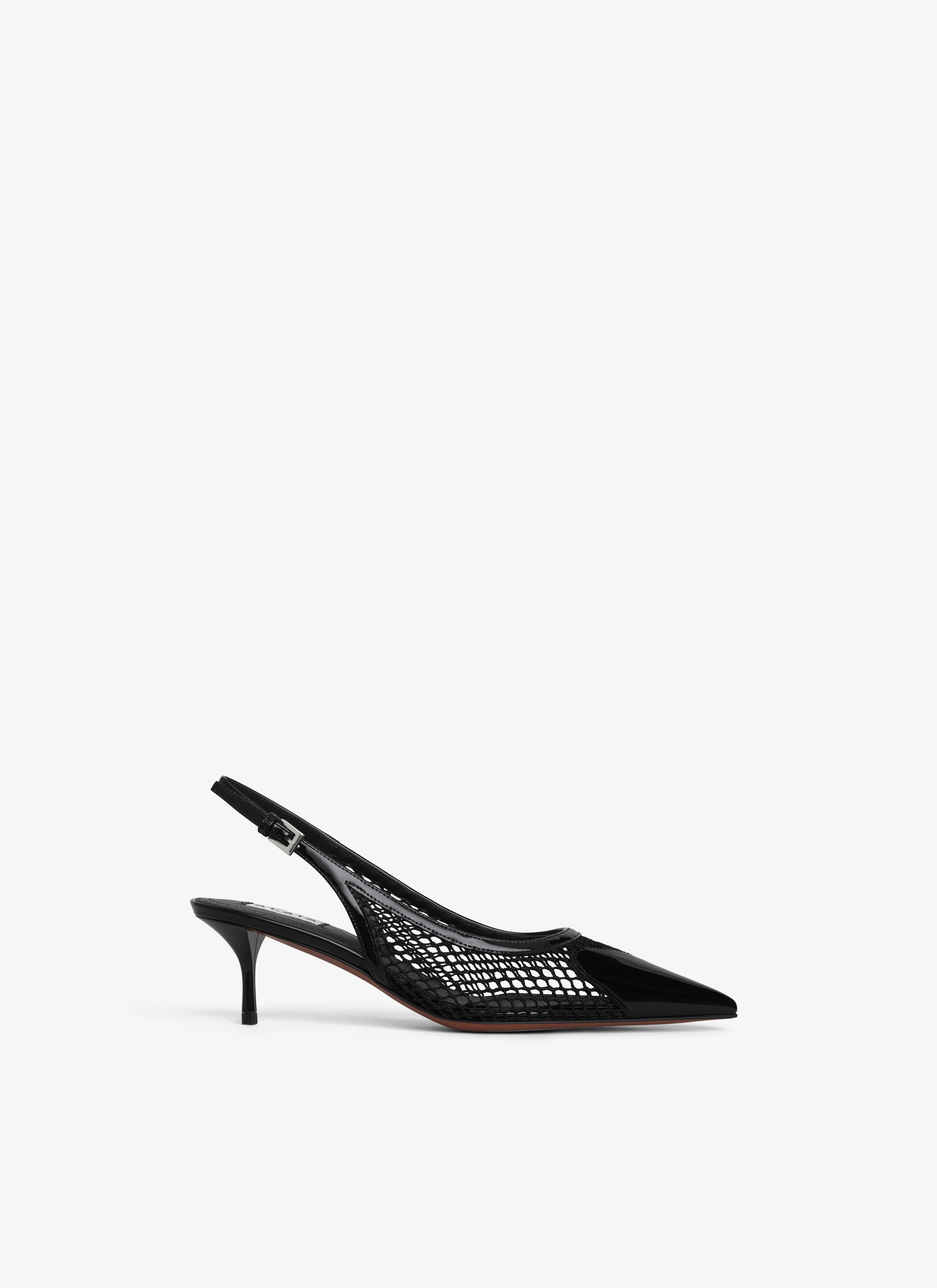 Le Cœur Slingbacks In Fishnet