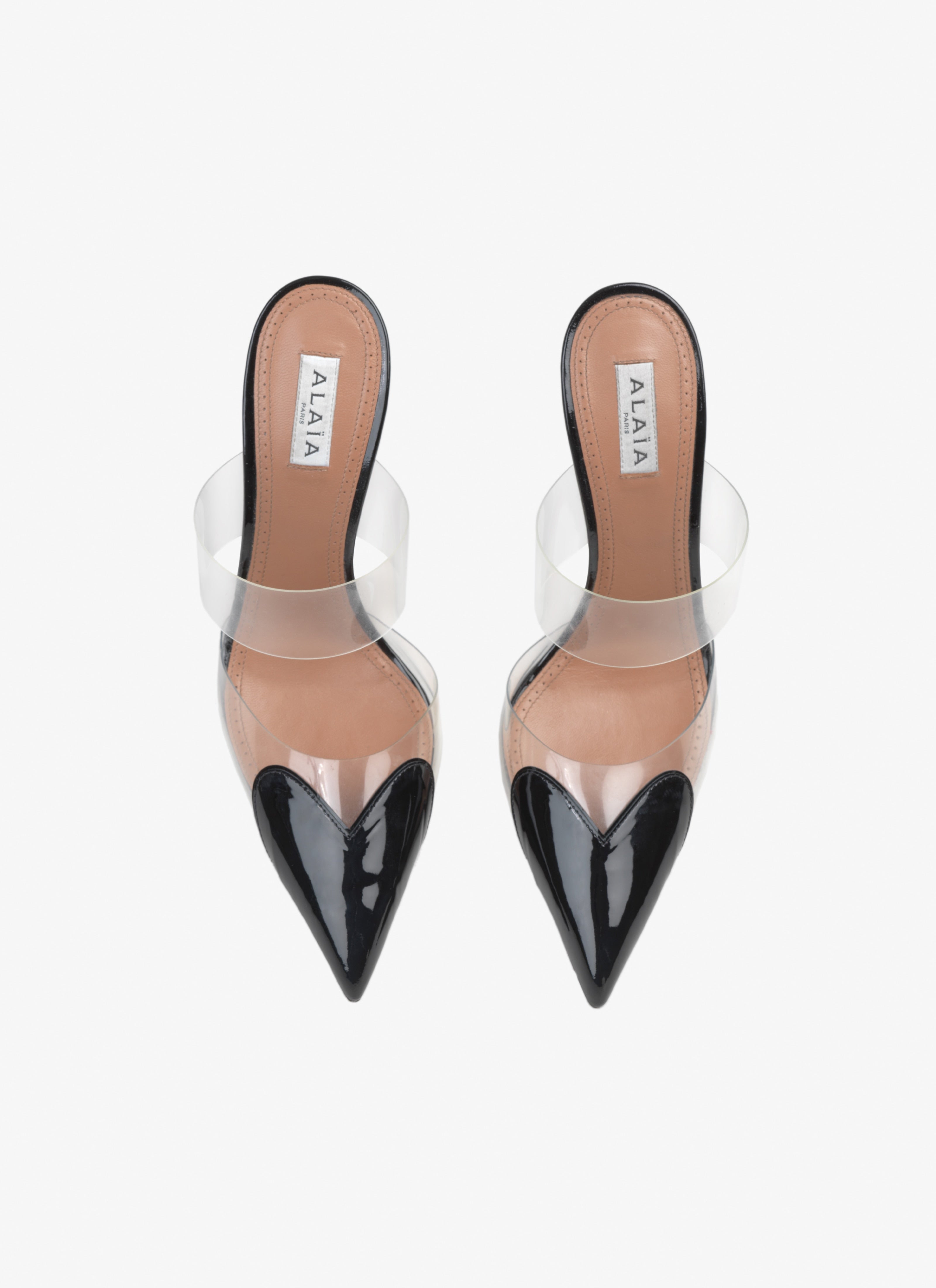 Le Cœur Mules In Patent Calfskin