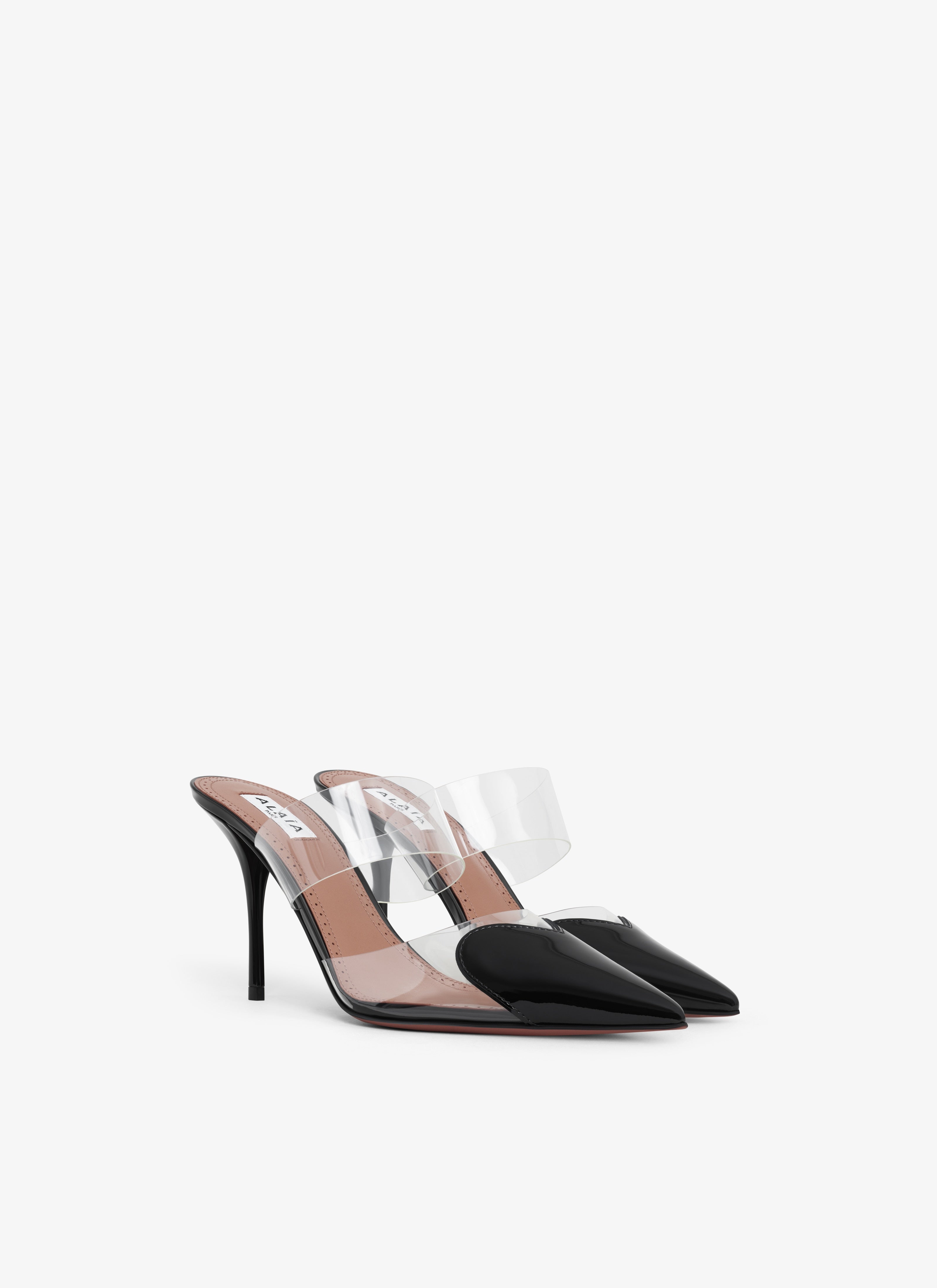 Le Cœur Mules In Patent Calfskin