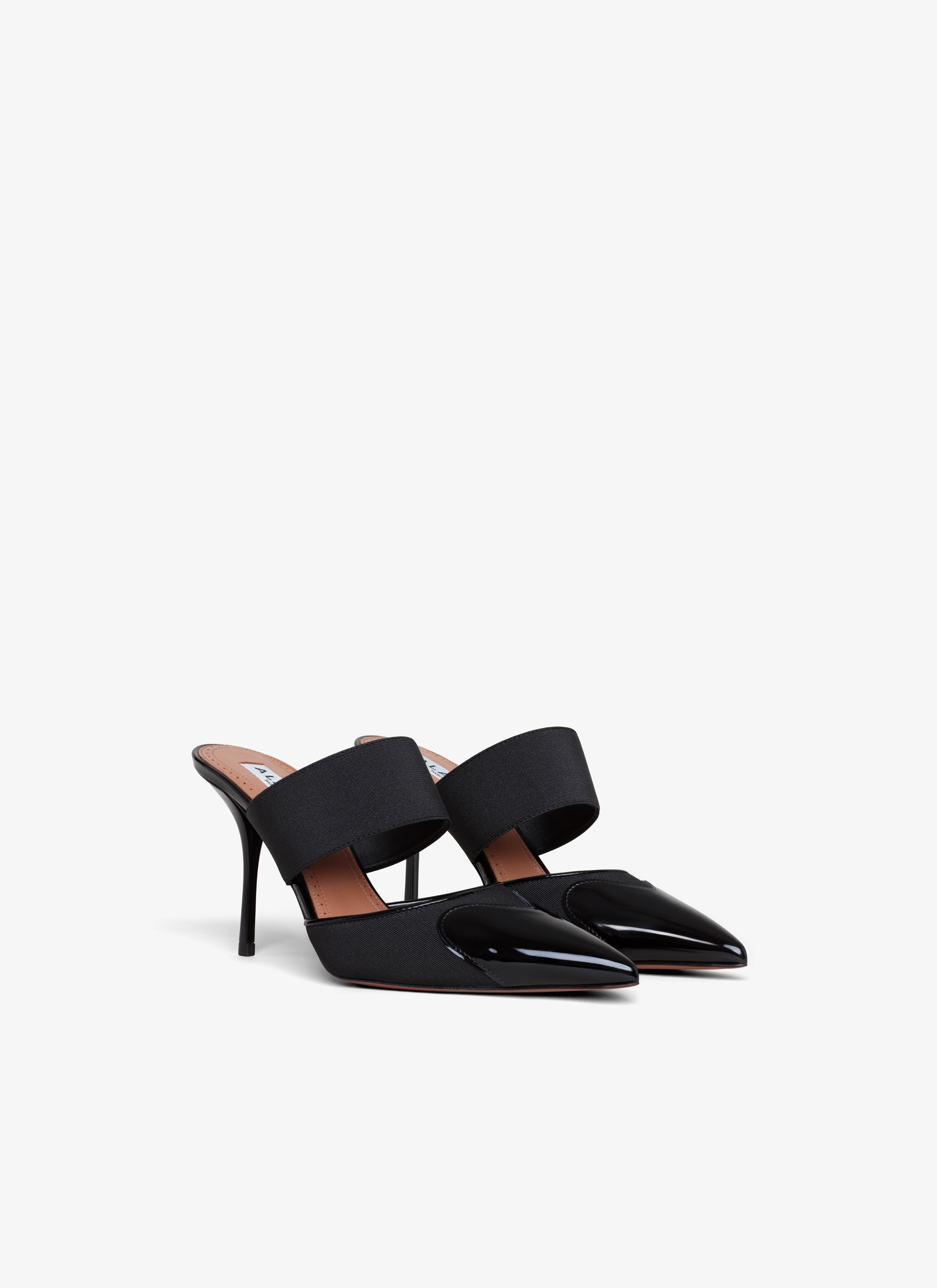 Le Cœur Mules In Patent Calfskin