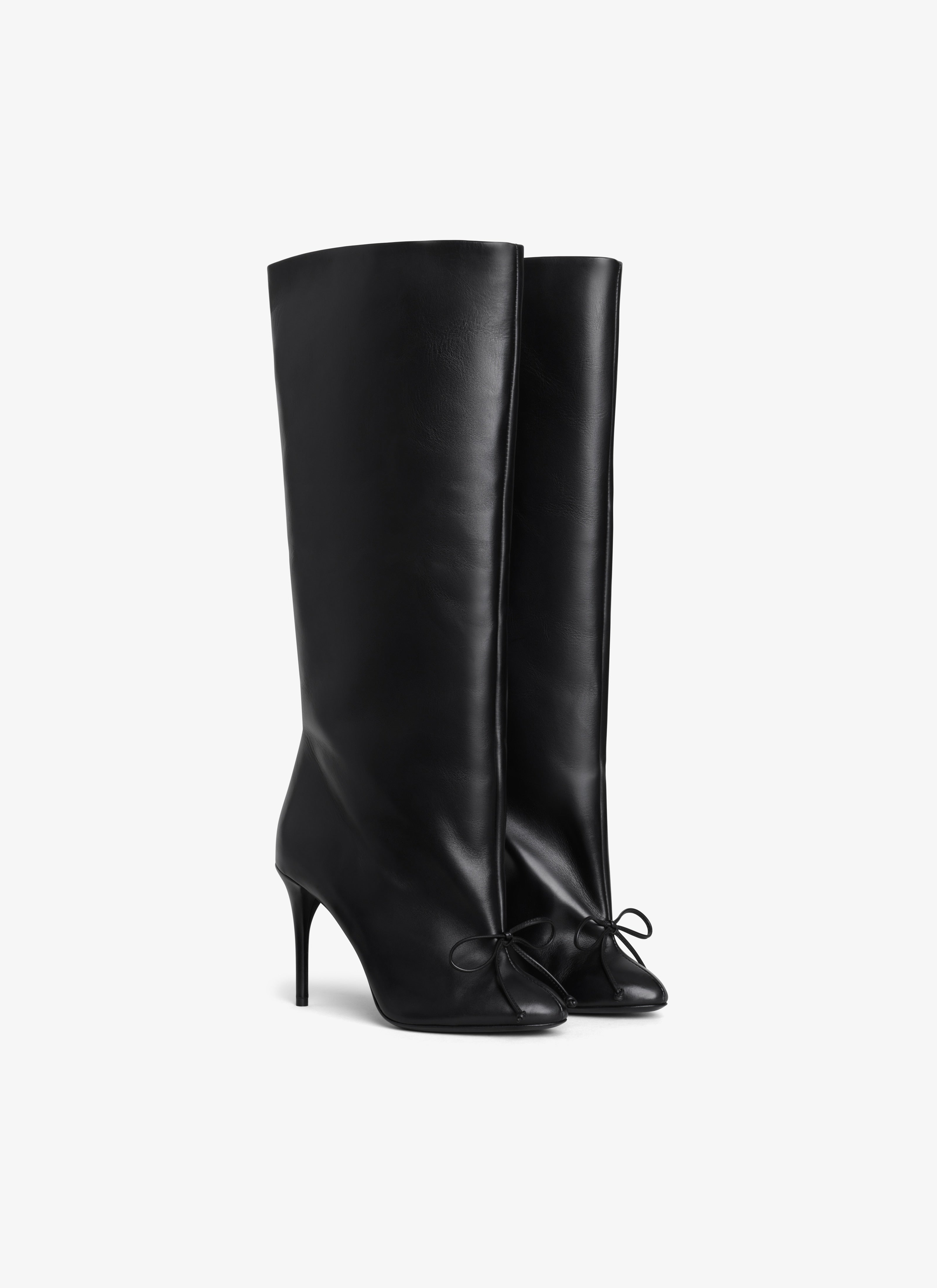 Decollete High Boots In Calfskin