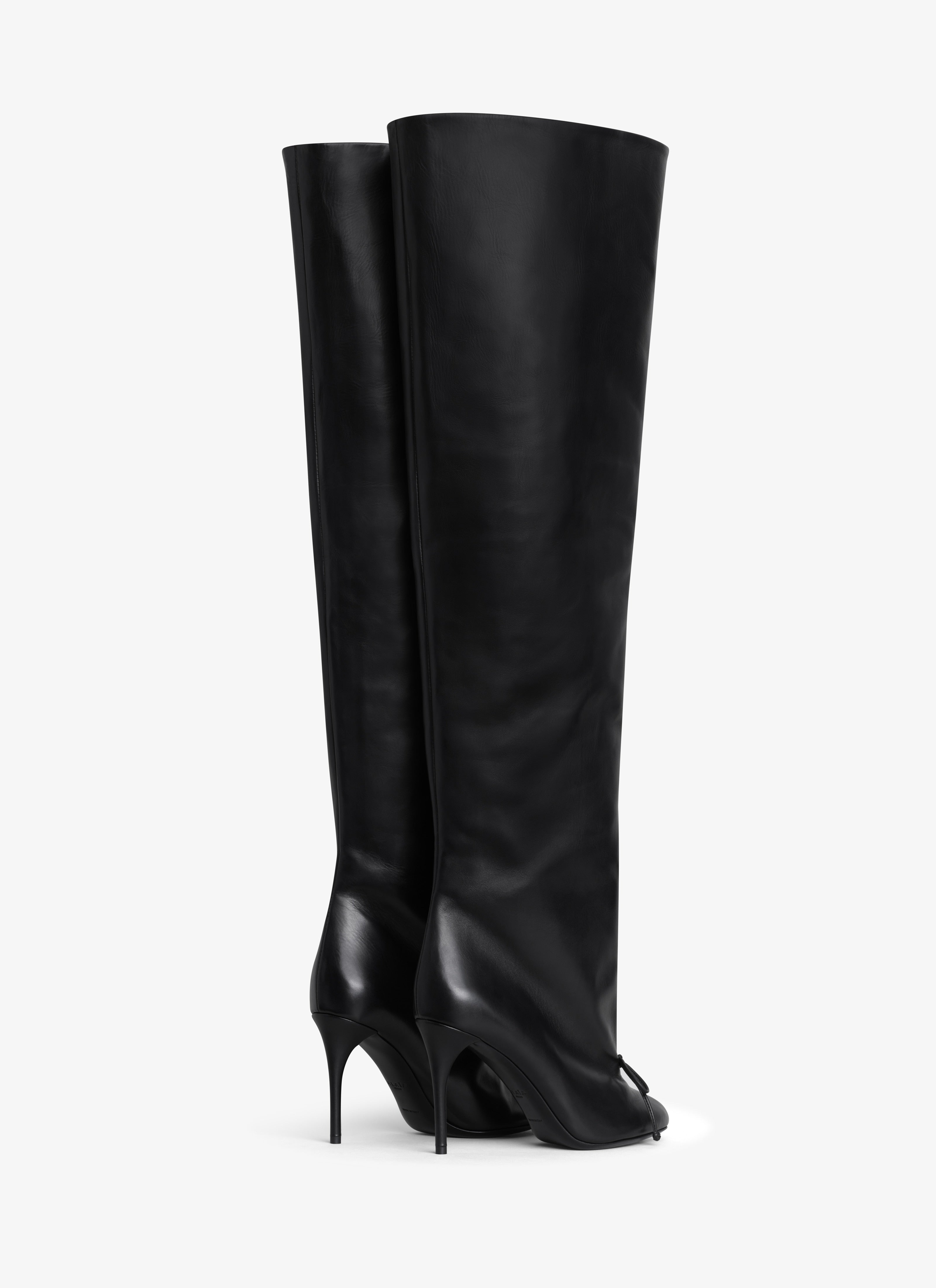 Decollete Over The Knee Boots In Calfskin