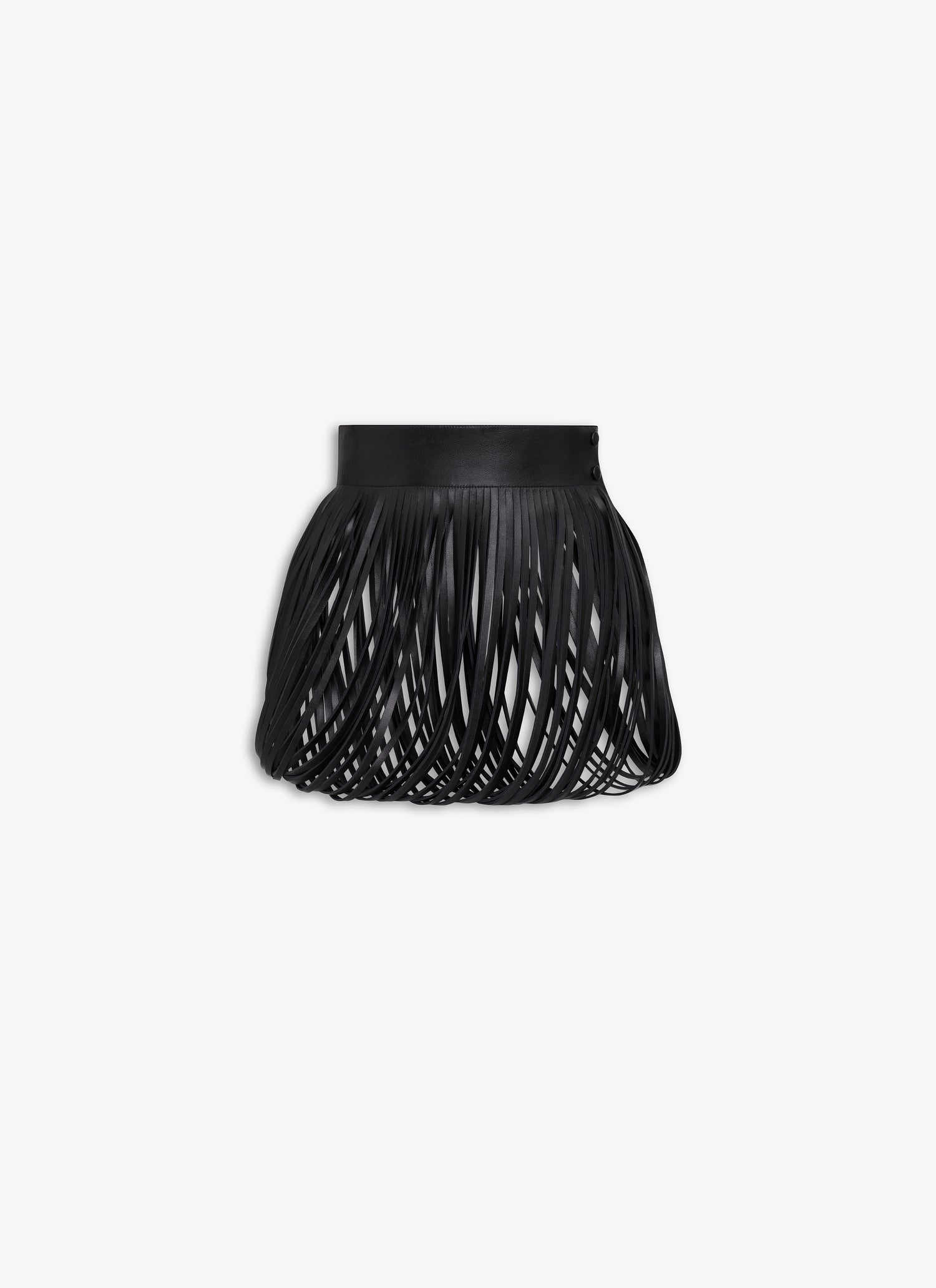 Fringed Leather Belt