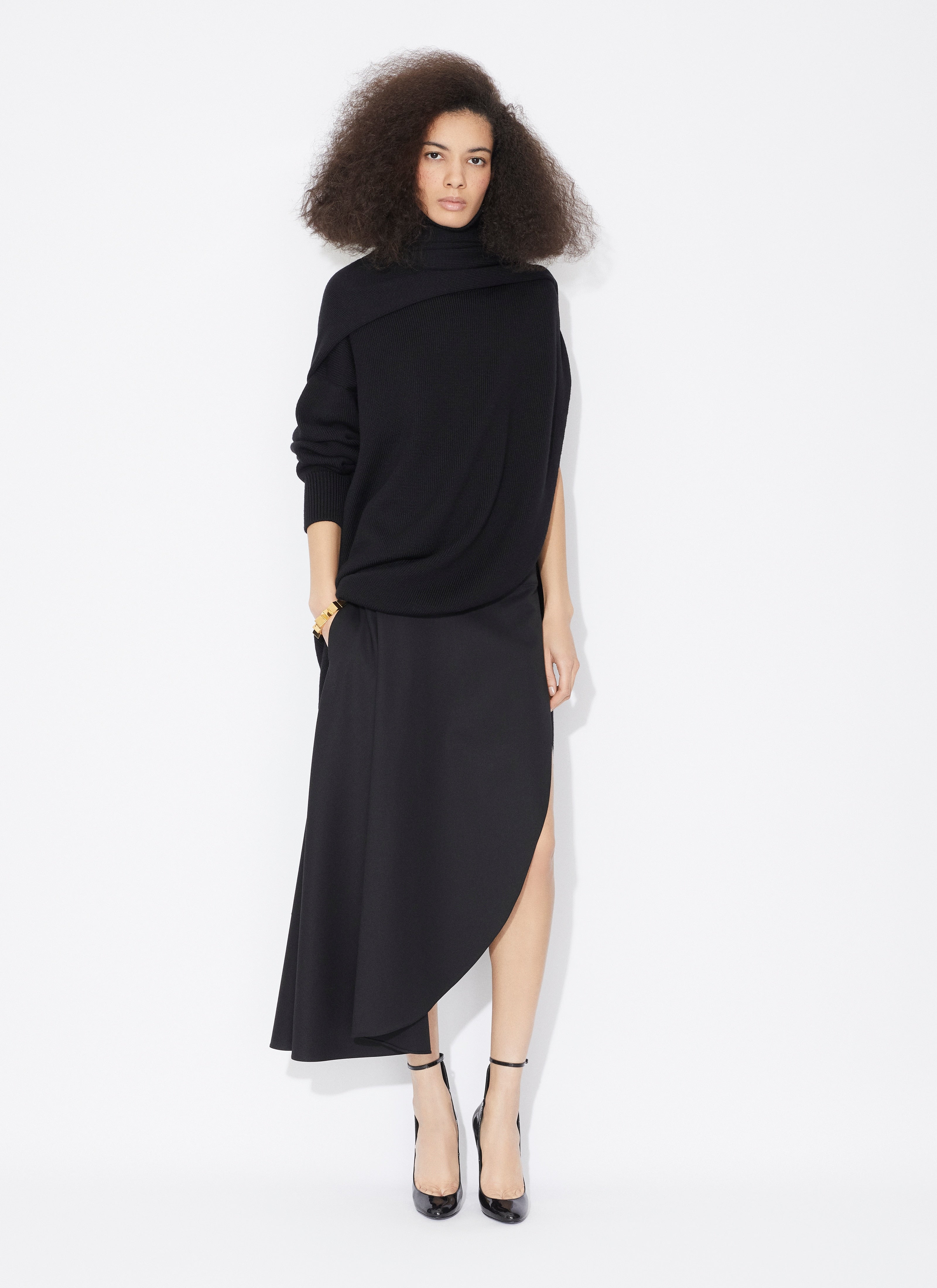 Fluid Asymmetric Skirt