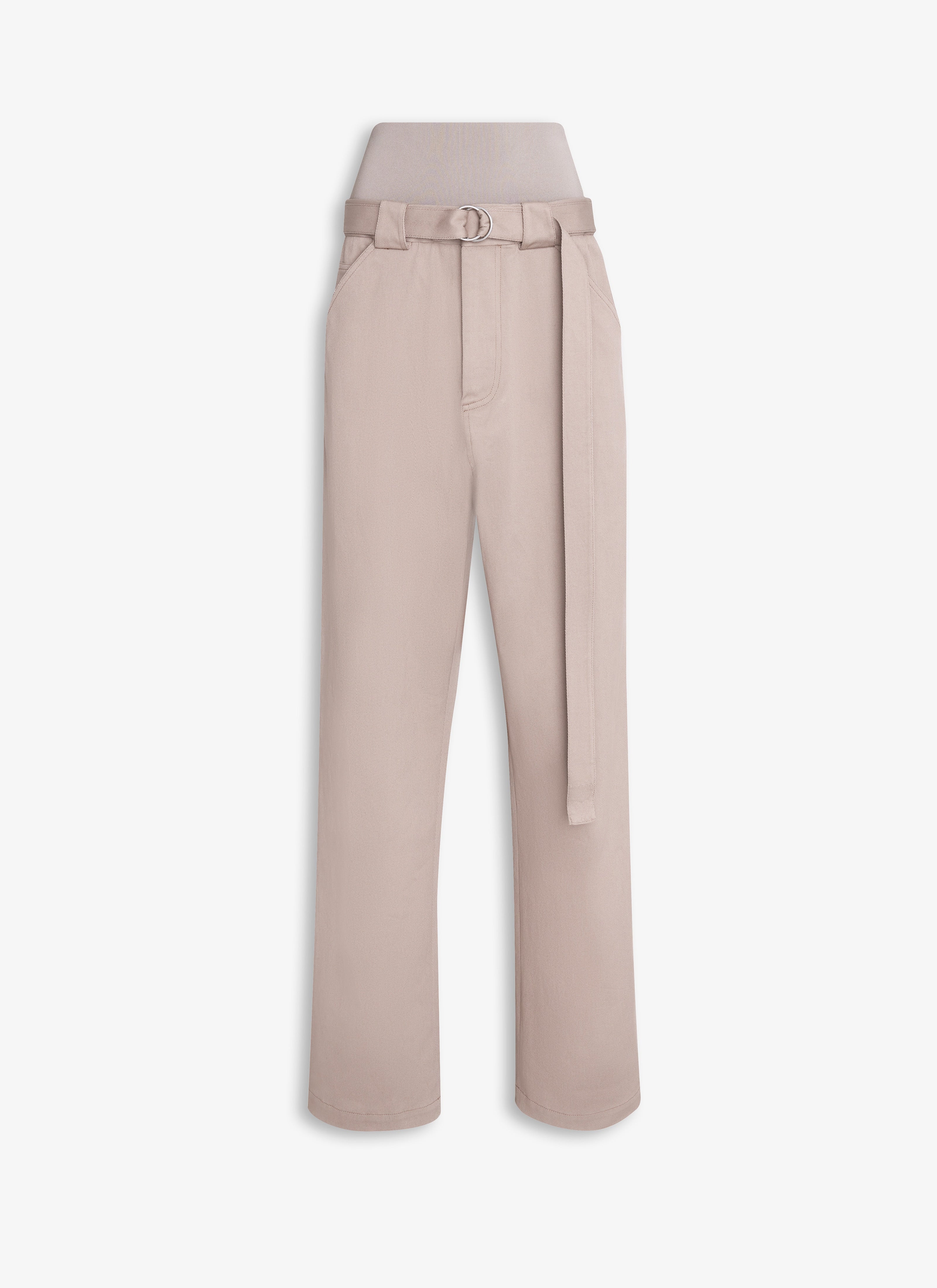 Cargo Trousers With Knit Band