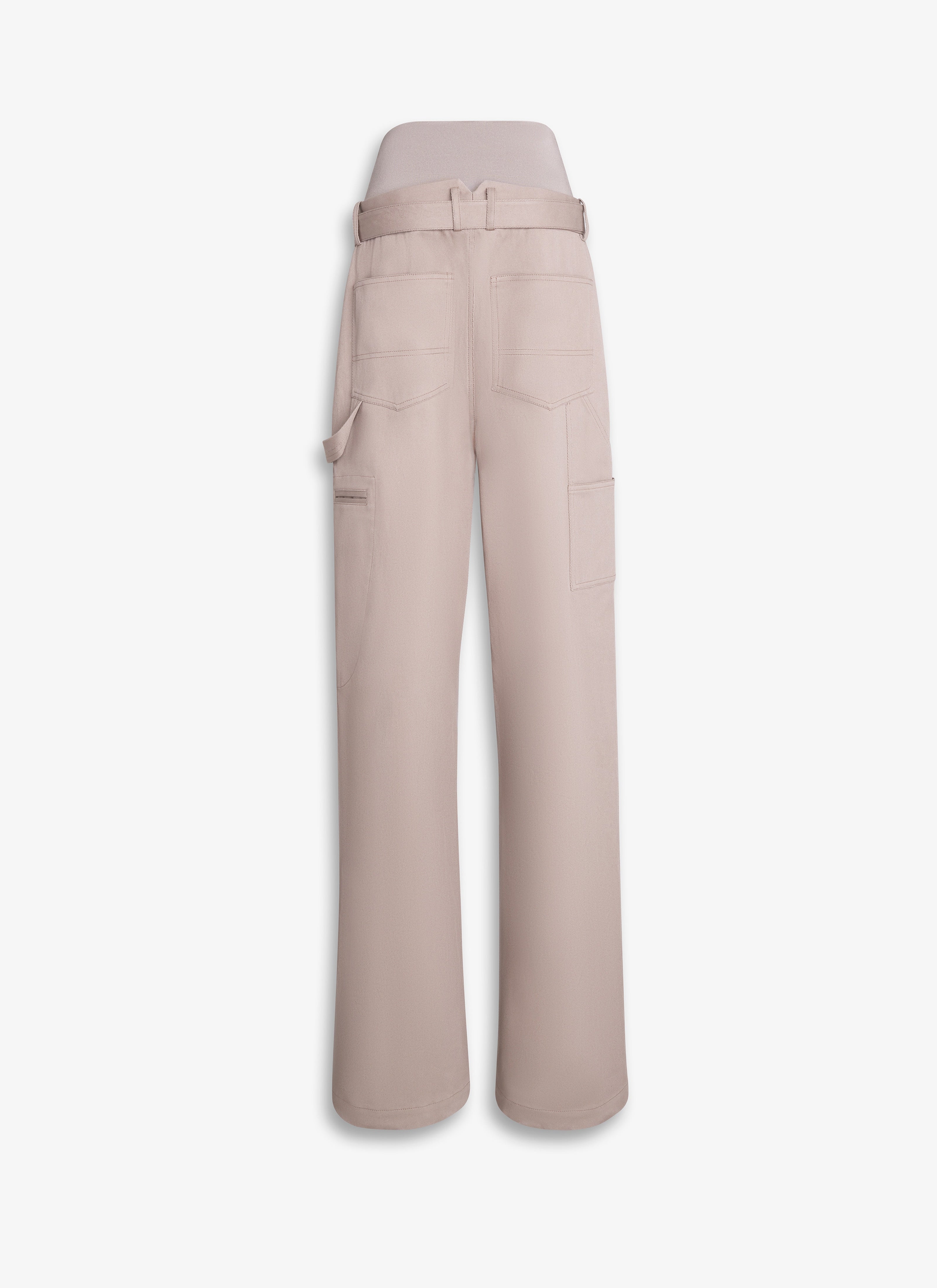 Cargo Trousers With Knit Band