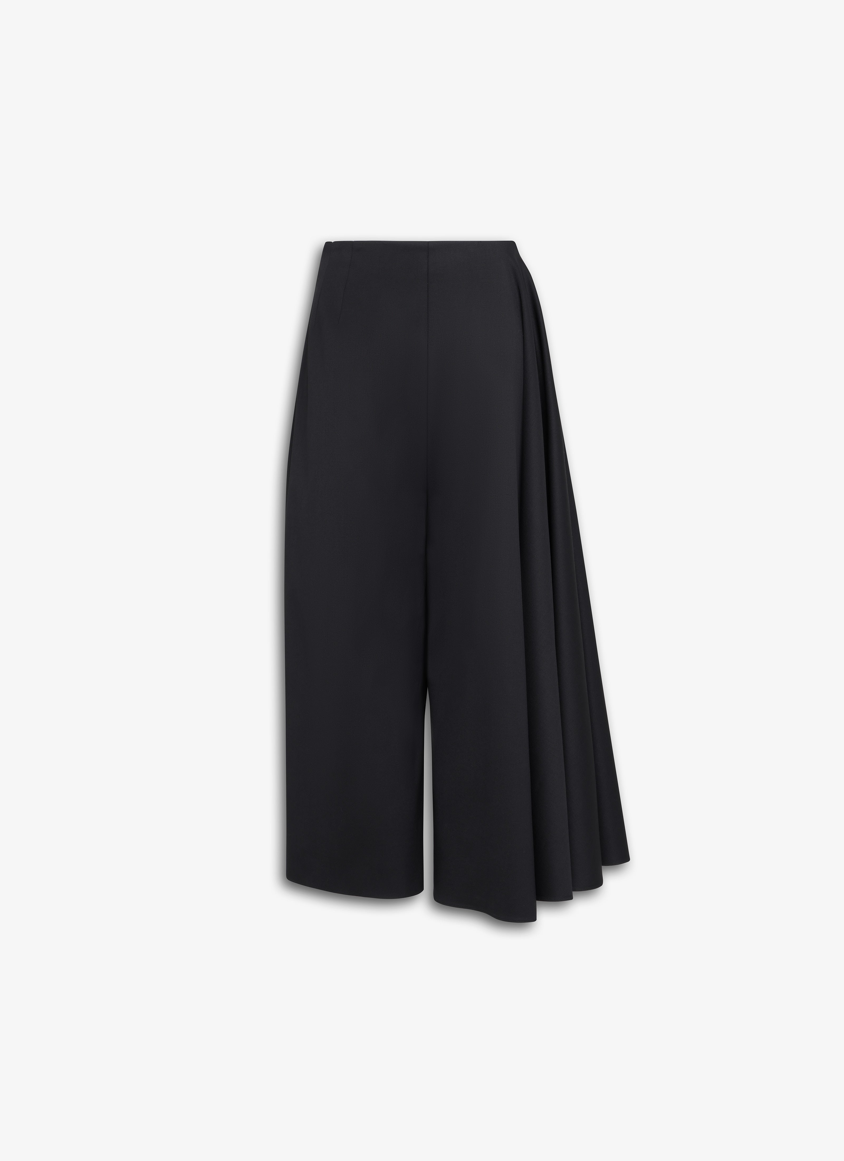 Asymmetrical Skirt Trousers