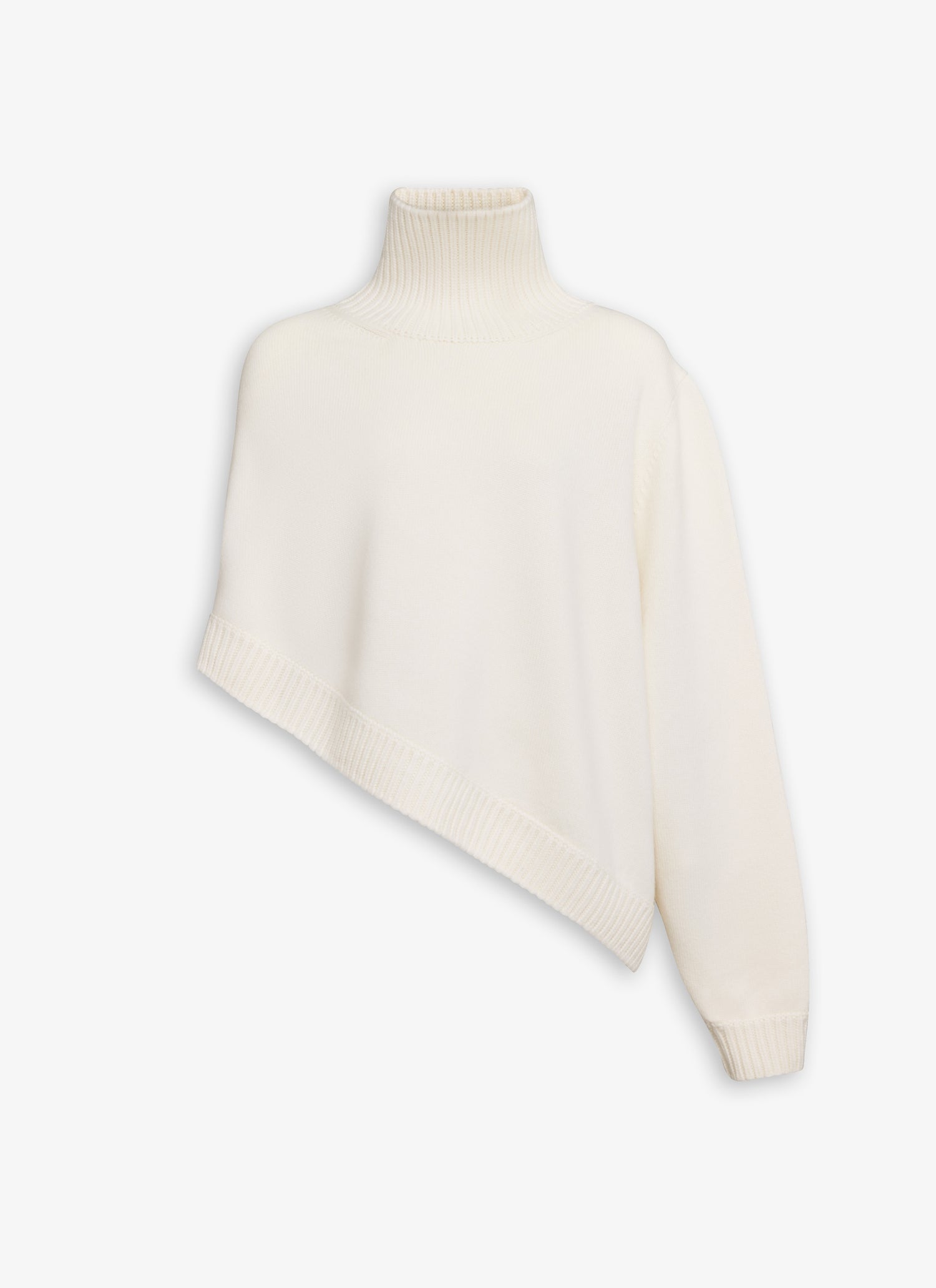 Asymmetrical Cape Jumper In Cashmere