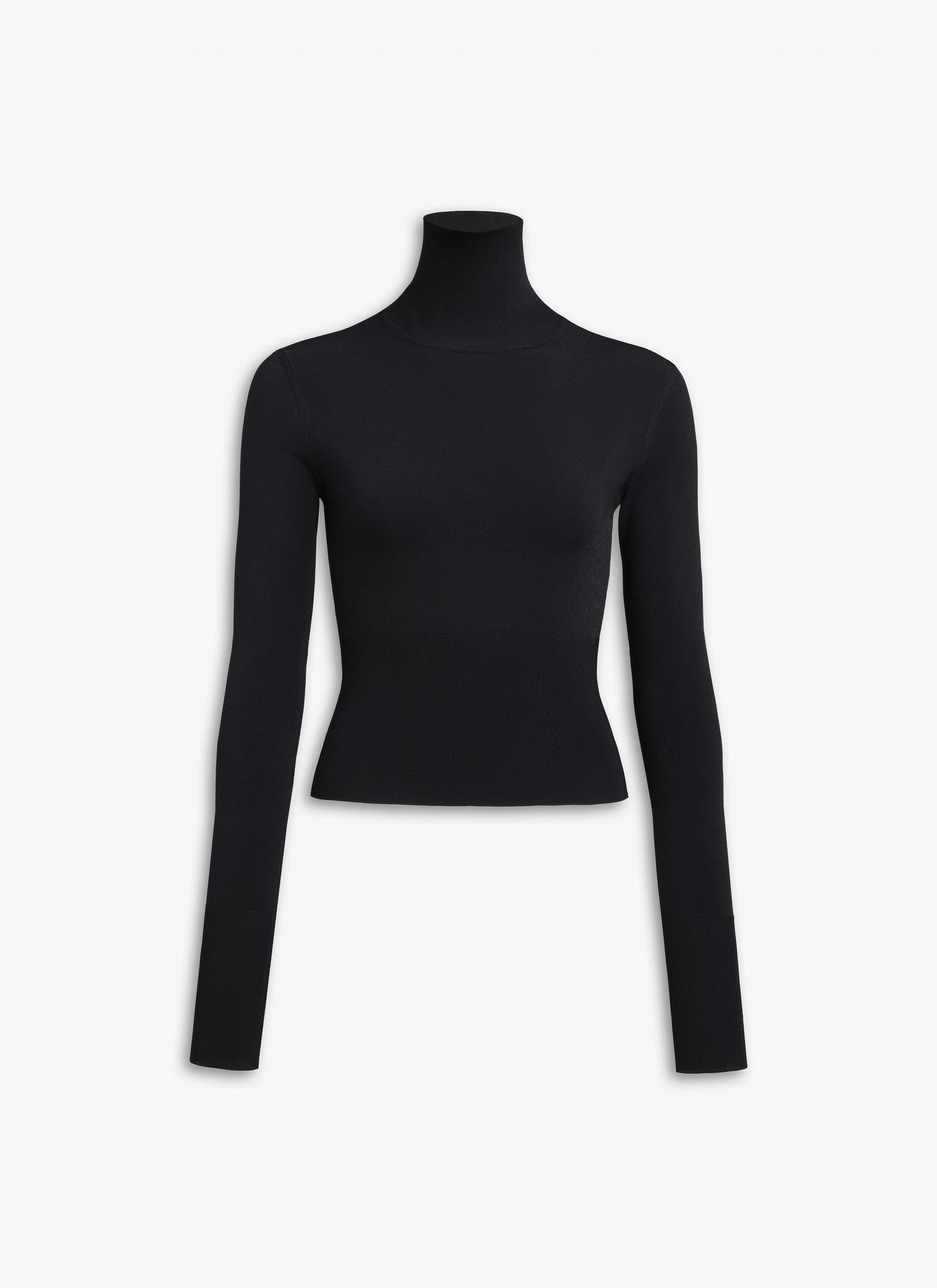 Fine Knit Turtleneck Jumper