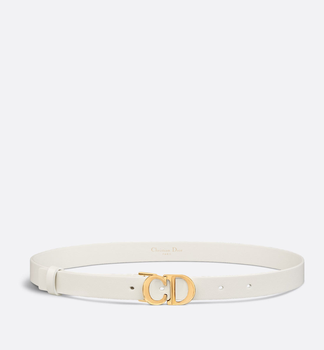 C Est Dior Belt Latte Smooth Calfskin 20 mm