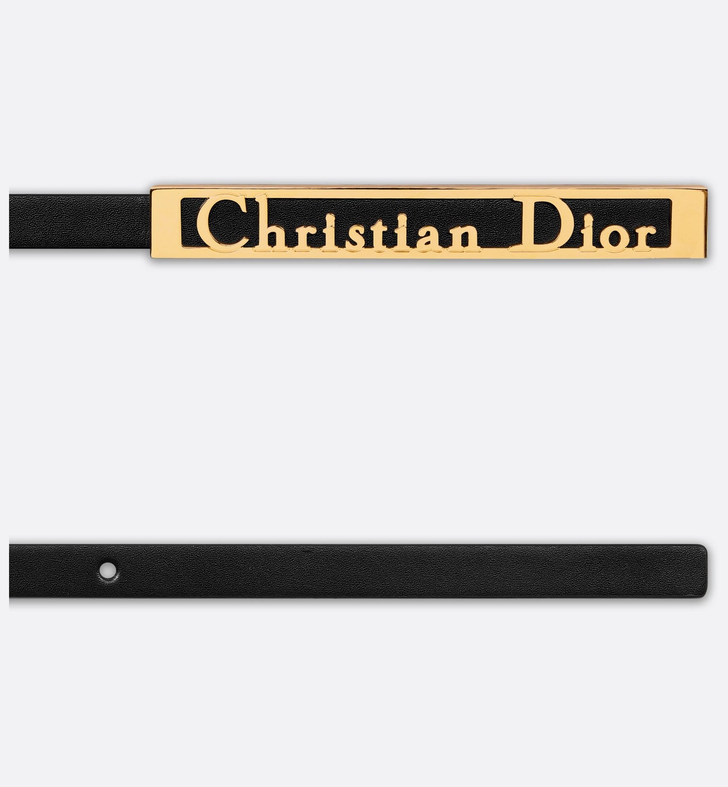 Diorsignature Belt Black Ultrasoft Calfskin 12 mm