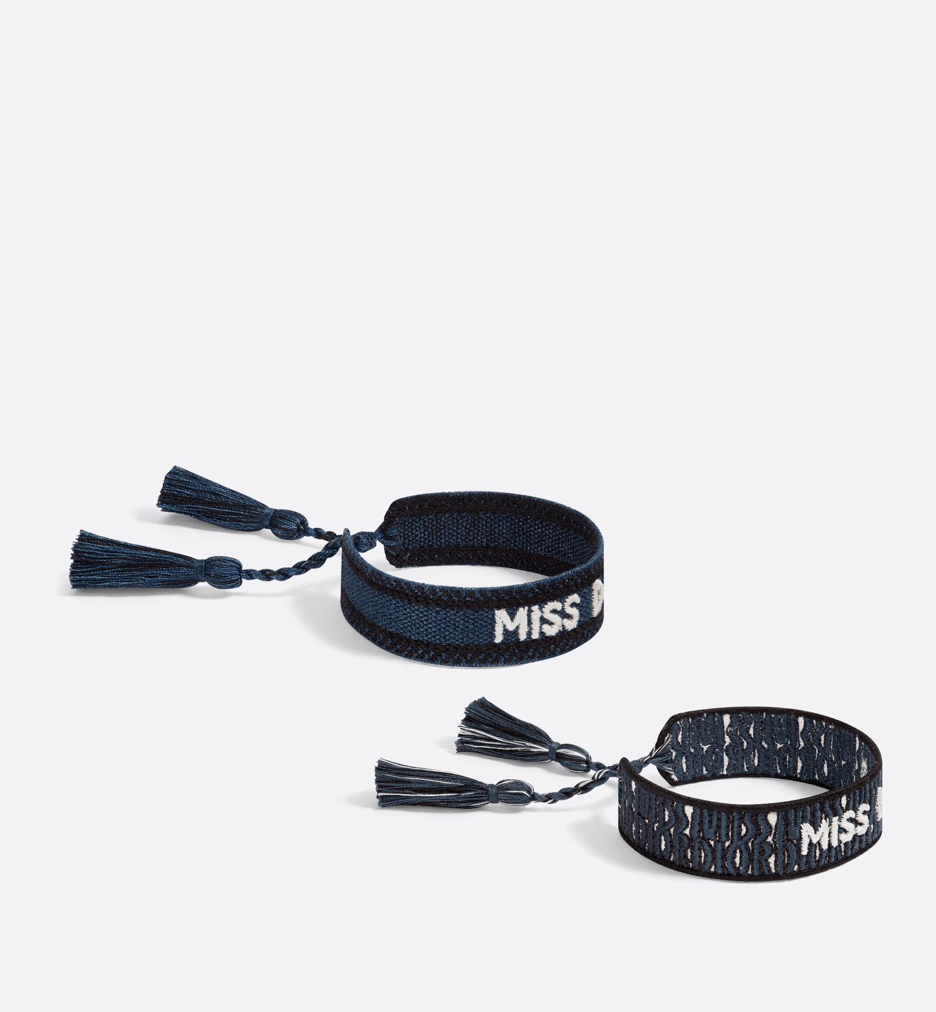 Miss Dior Bracelet Set Deep Blue Allover Cotton