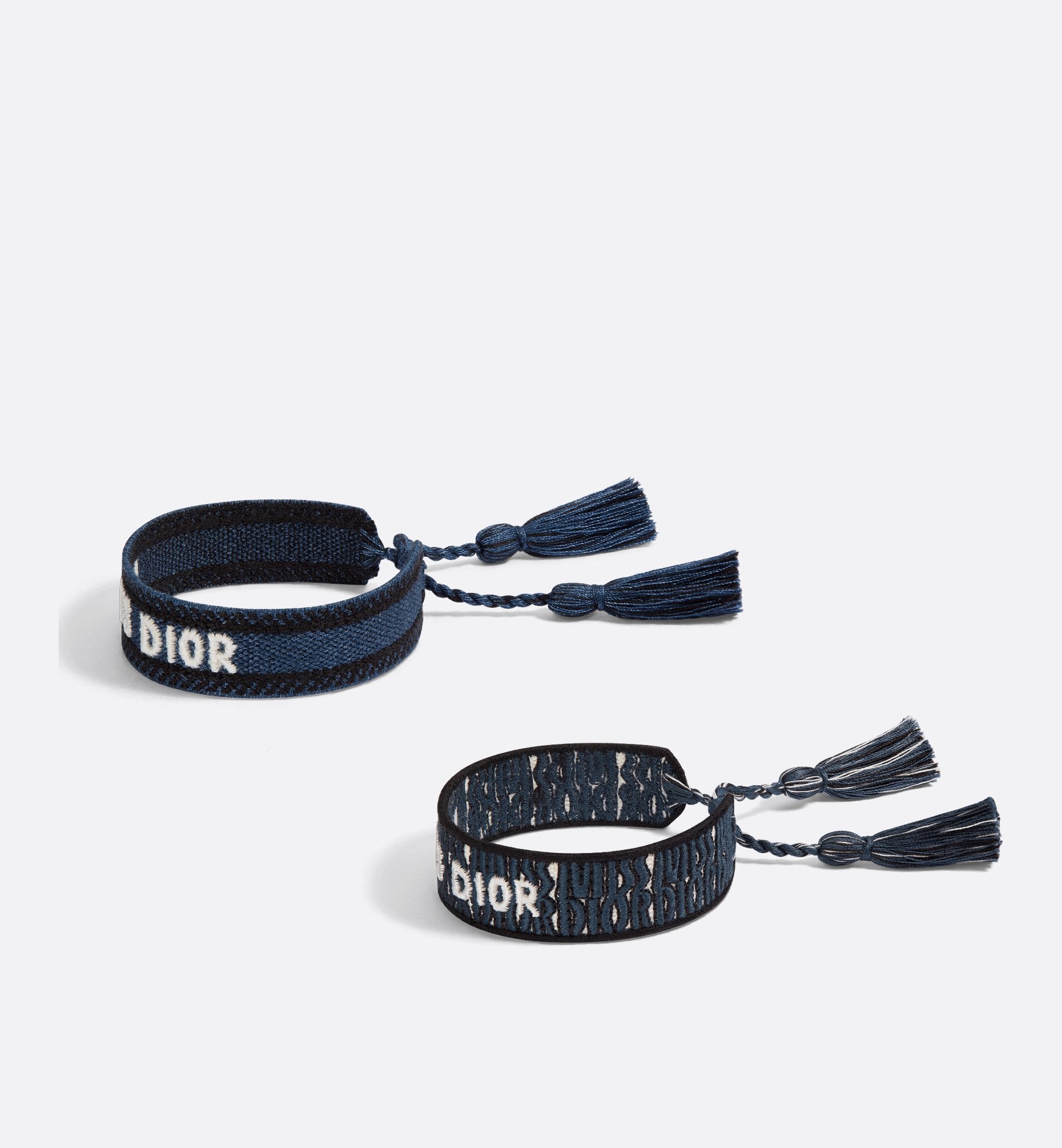 Miss Dior Bracelet Set Deep Blue Allover Cotton