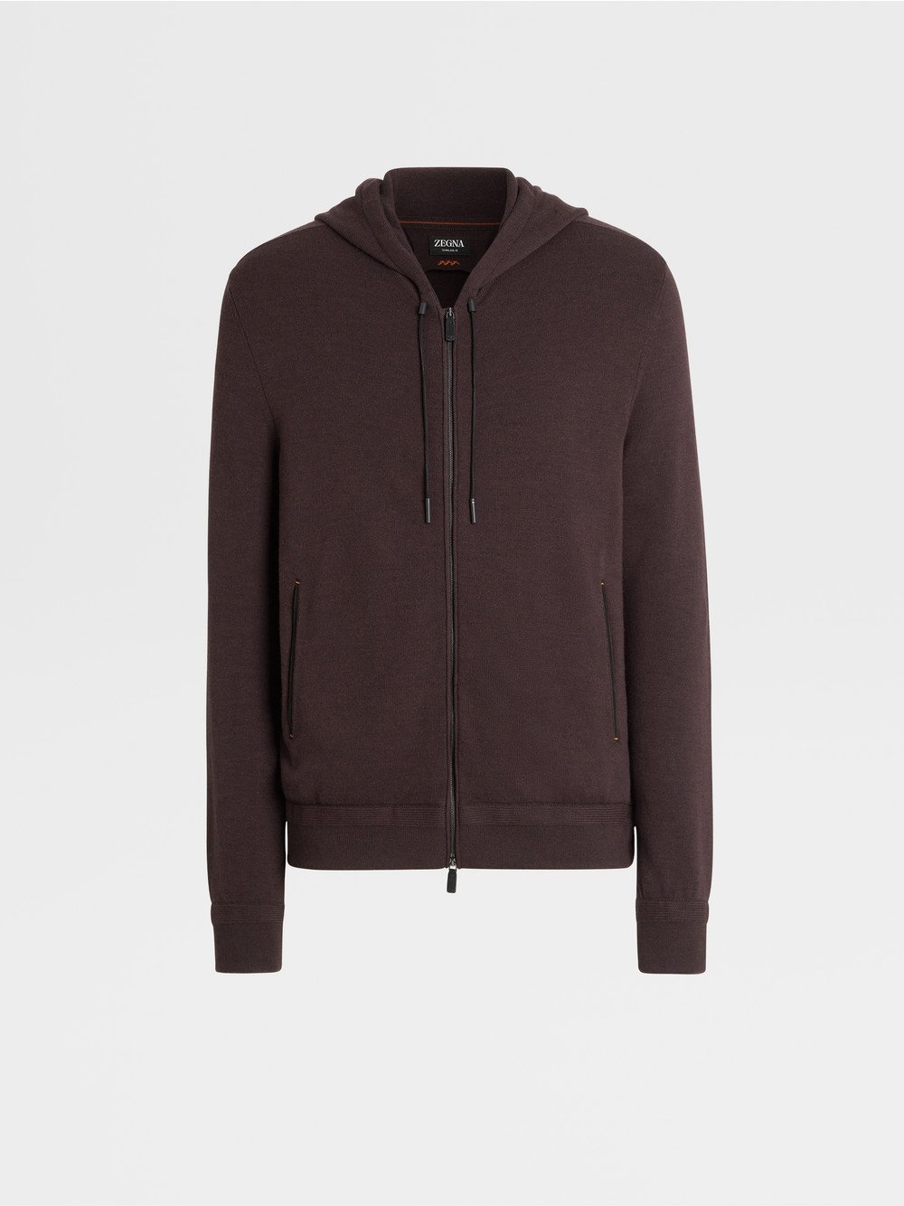 12MILMIL12 WOOL FULL ZIP HOODIE