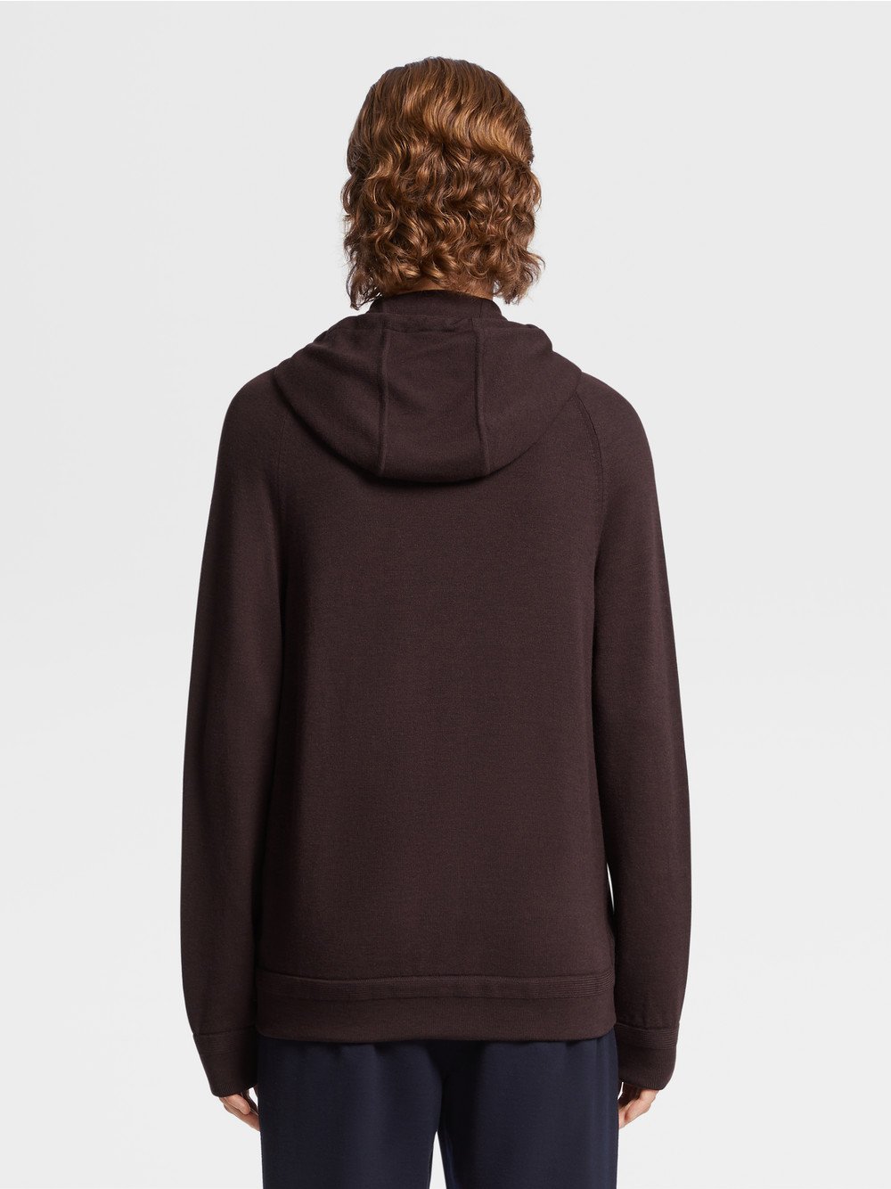 12MILMIL12 WOOL FULL ZIP HOODIE