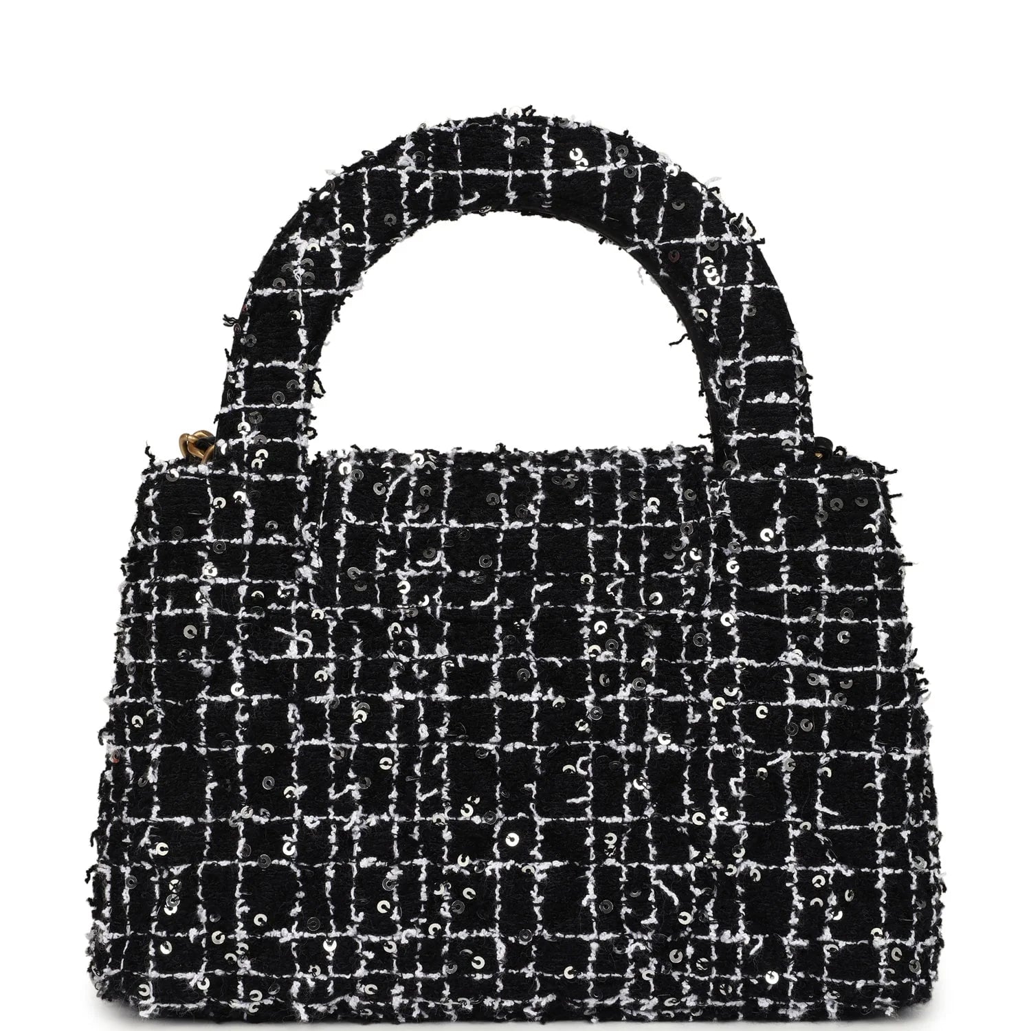 CHANEL SMALL CABAS - BLACK TWEED