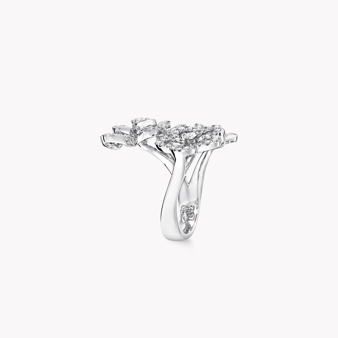 Wild Flower Triple Diamond Ring