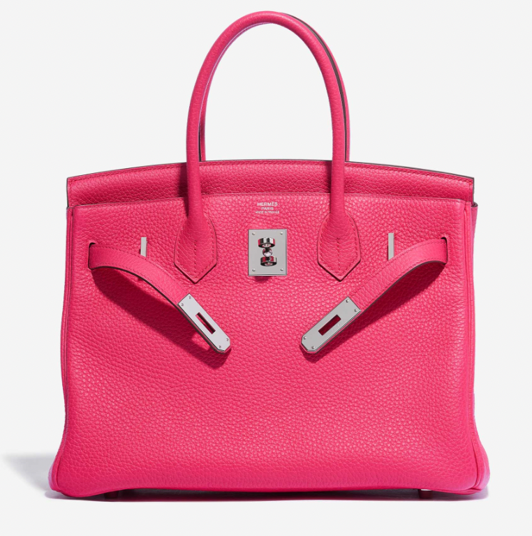 Hermès Birkin 30 Clemence - Rose Taurillon Clemence PHW