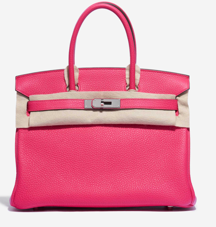 Hermès Birkin 30 Clemence - Rose Taurillon Clemence PHW