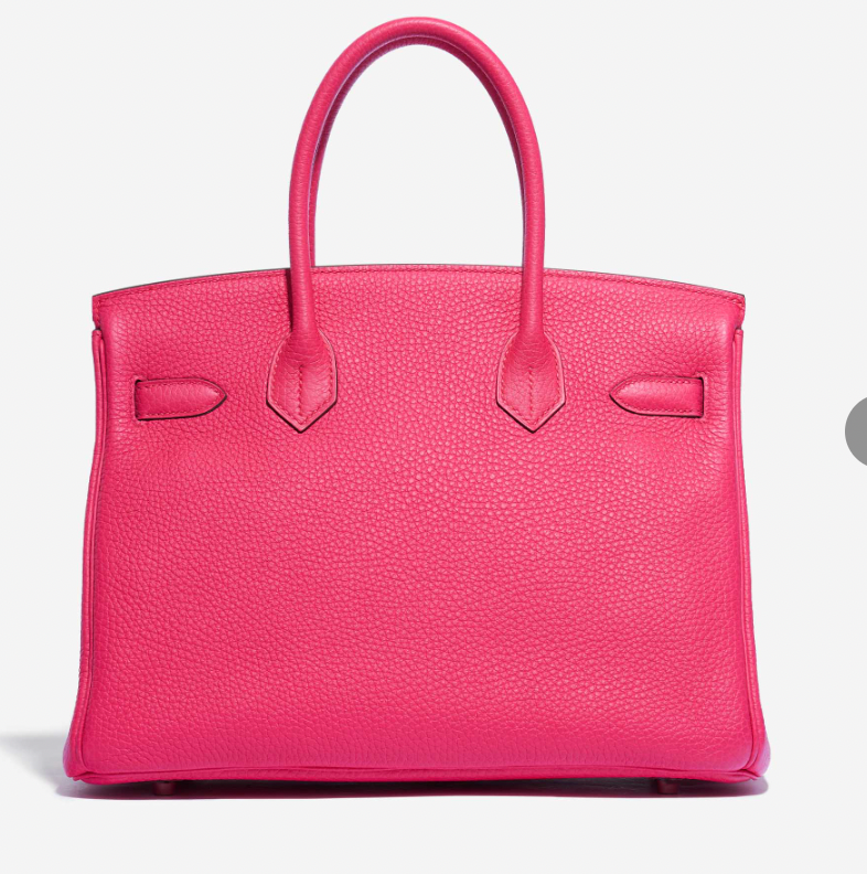 Birkin 30 Clemence - Rose Taurillon Clemence PHW