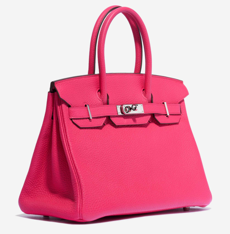 Hermès Birkin 30 Clemence - Rose Taurillon Clemence PHW