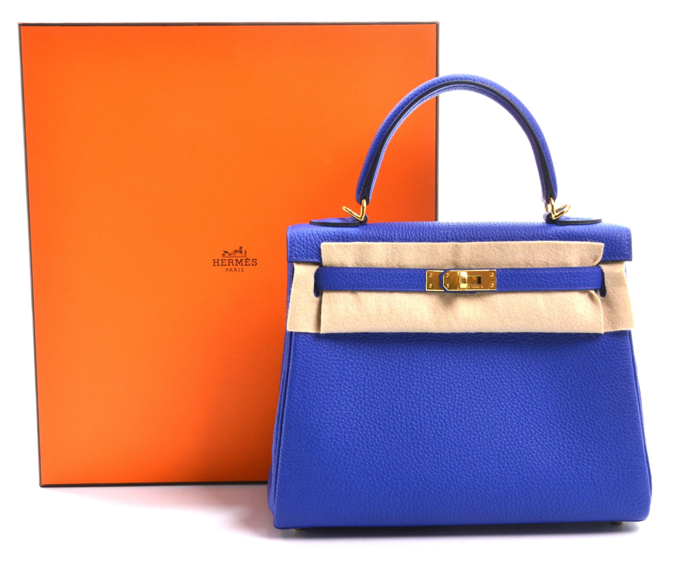 Hermès Birkin 25 Togo - Bleu royal PHW