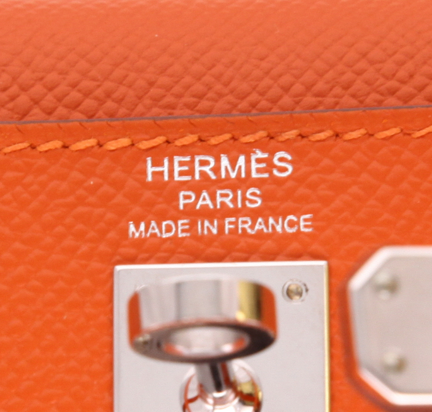 Hermès Kelly 28 Epsom Sellier - Orange