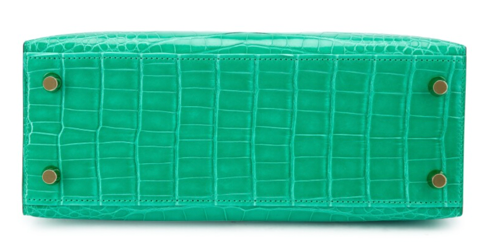 Hermès Kelly 25 Sellier - Vert Jade Alligator