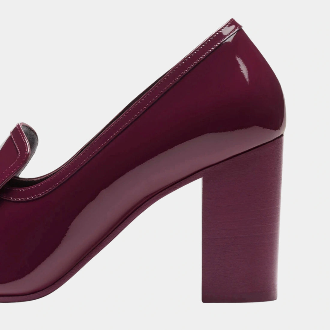 Loafers Patent Calfskin Dark Burgundy