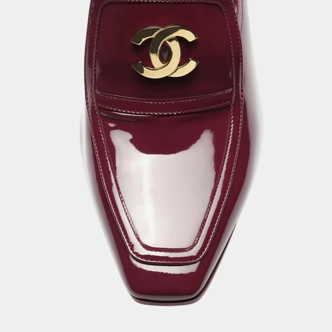 Loafers Patent Calfskin Dark Burgundy