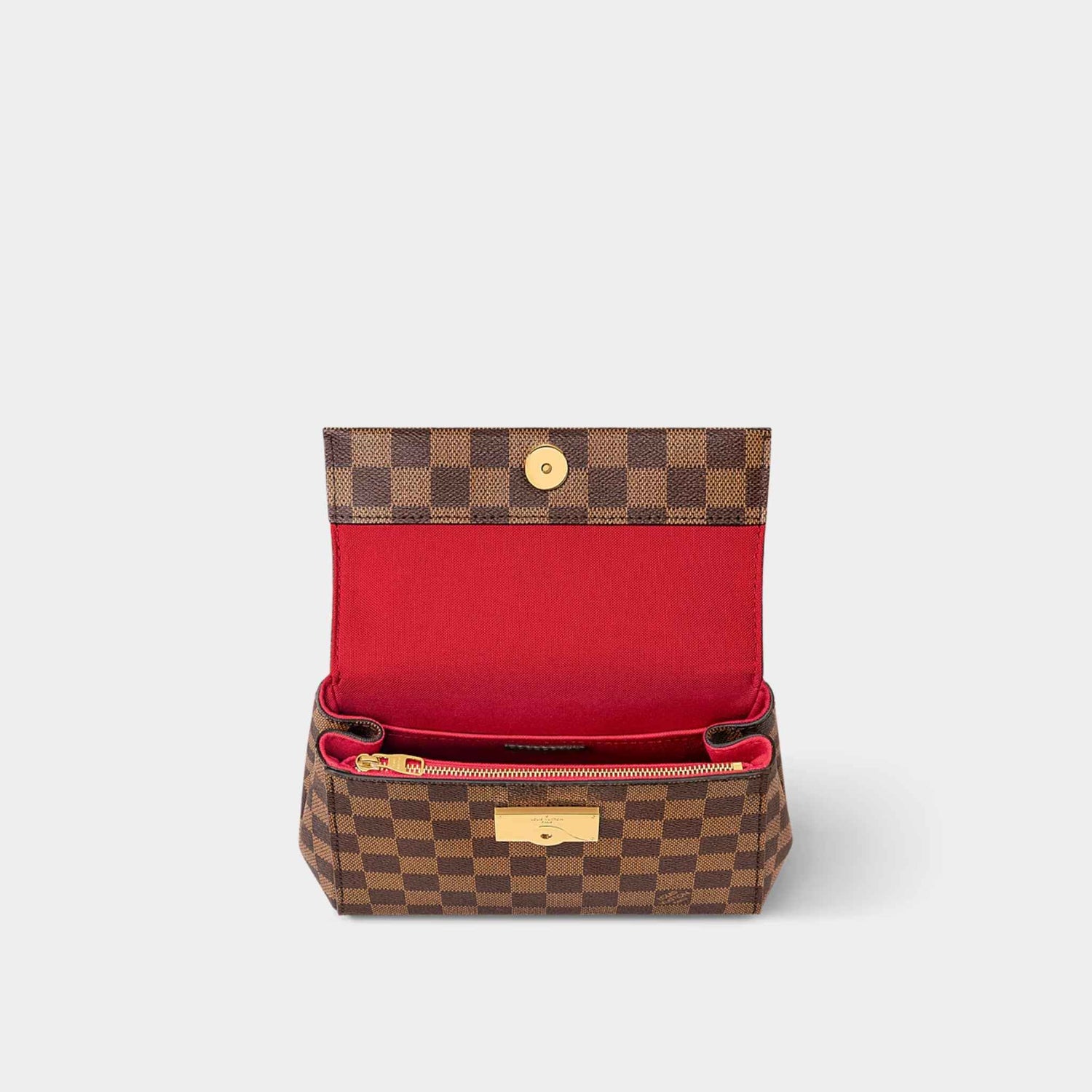 Cluny Mini Handbag Damier Ebene Louis Vuitton Inside View