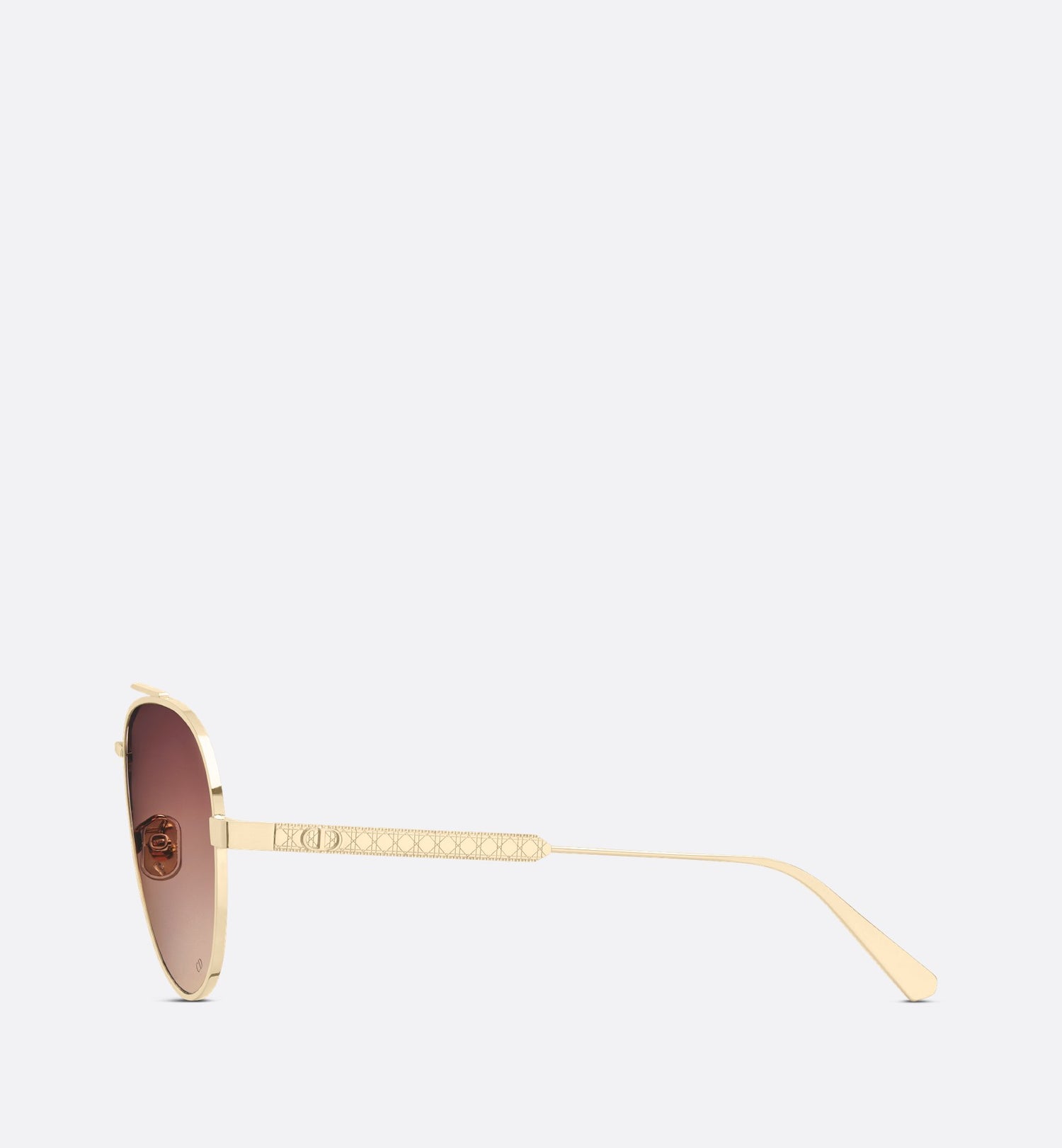 Diorcannage A1U Gradient Brown To Pink Pilot Sunglasses