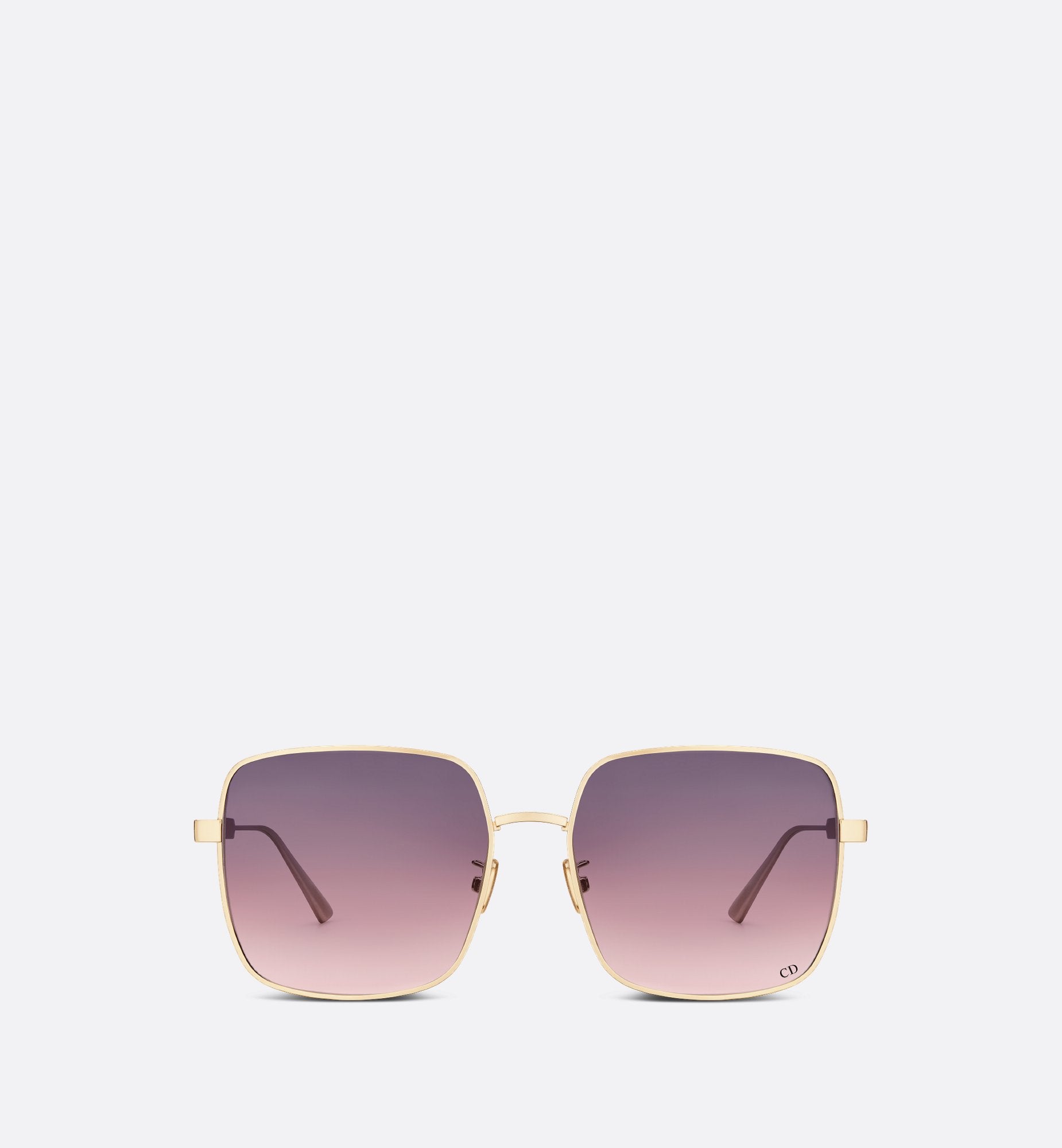 Diorcannage S1U Gradient Purple To Pink Square Sunglasses