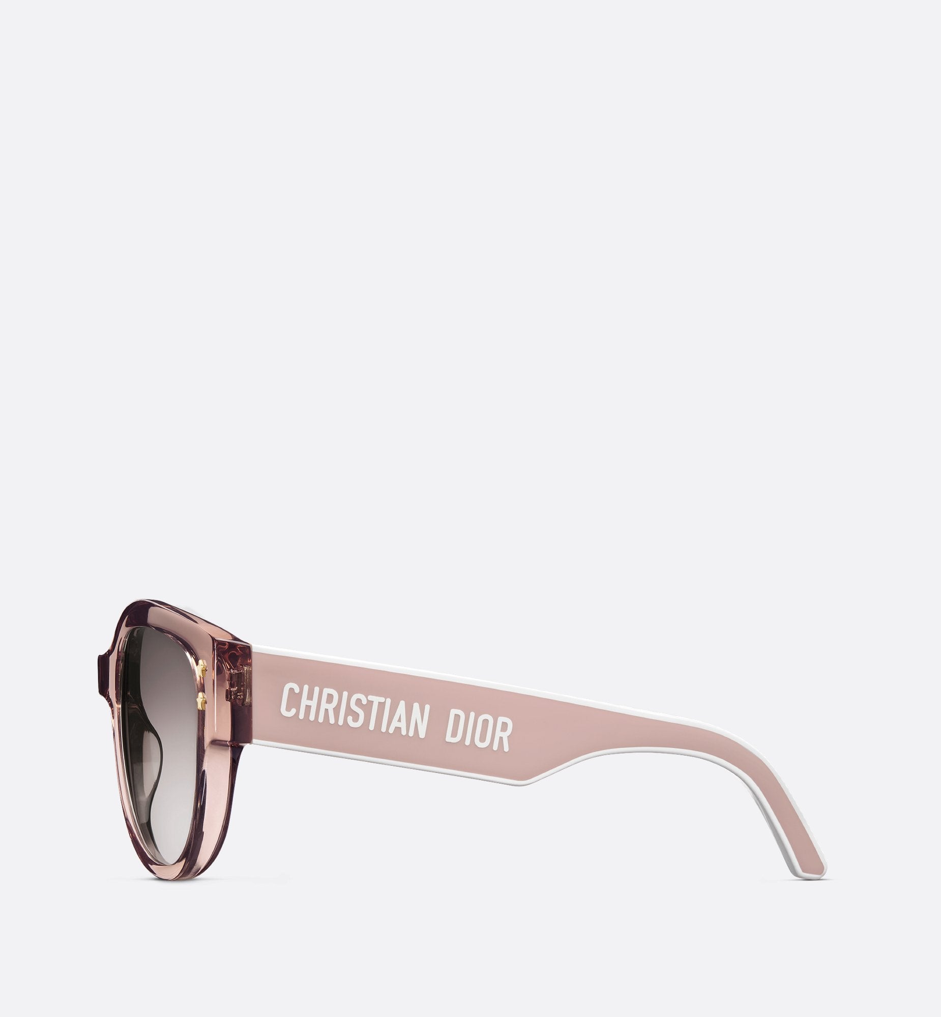 Diorpacific B2I Transparent Pink Butterfly Sunglasses