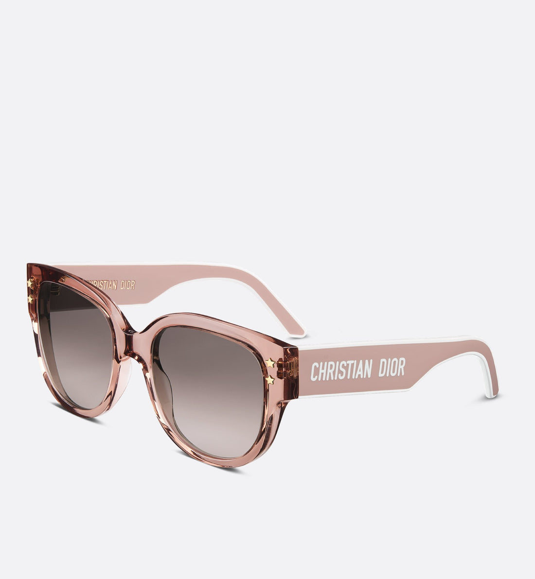 Diorpacific B2I Transparent Pink Butterfly Sunglasses