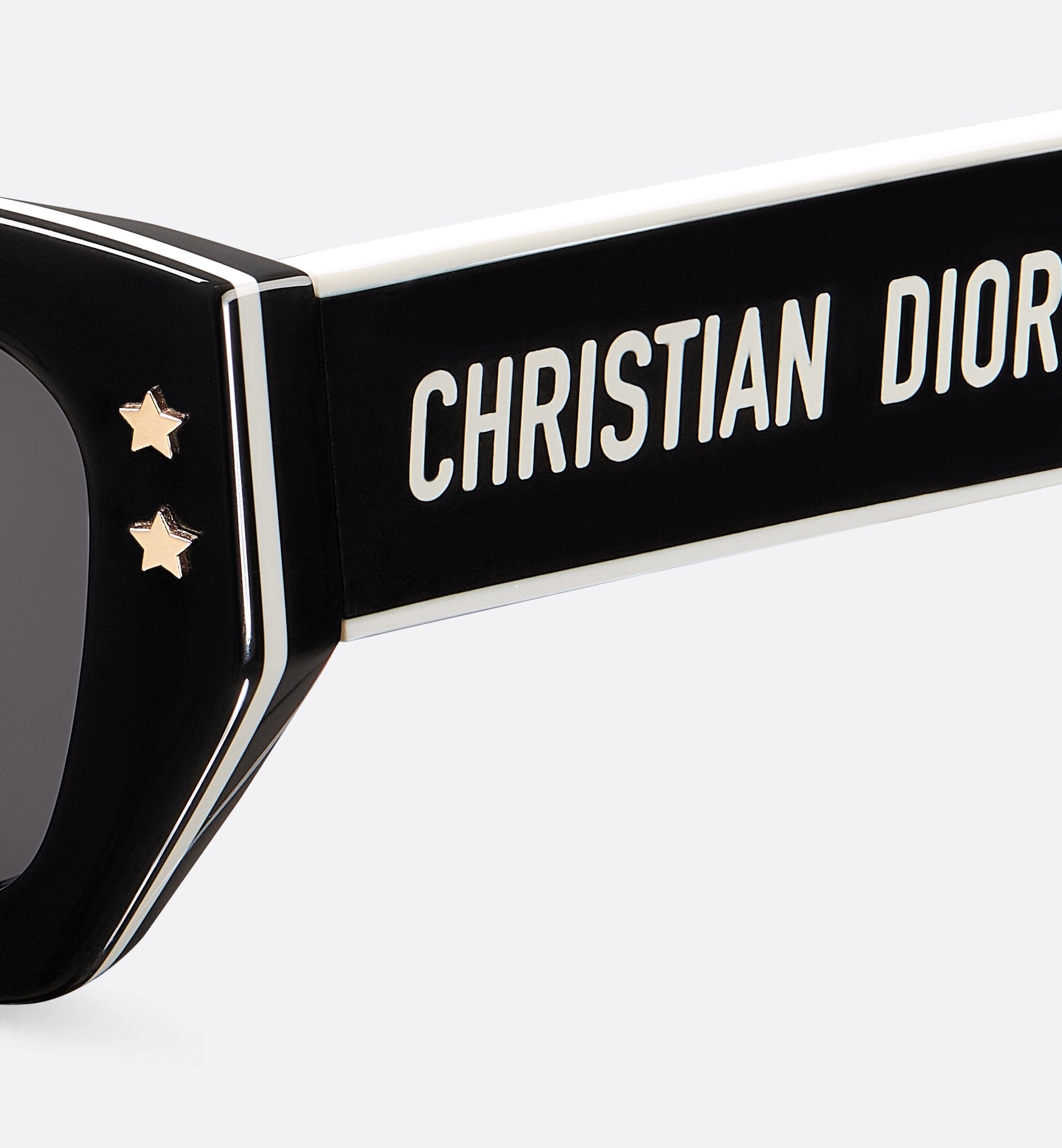 Diorpacific S2U Black Rectangular Sunglasses